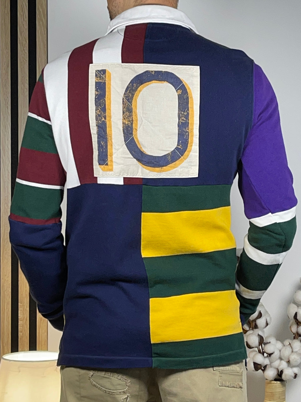 Polo Ralph Lauren Patchwork Rugby Jersey Shirt