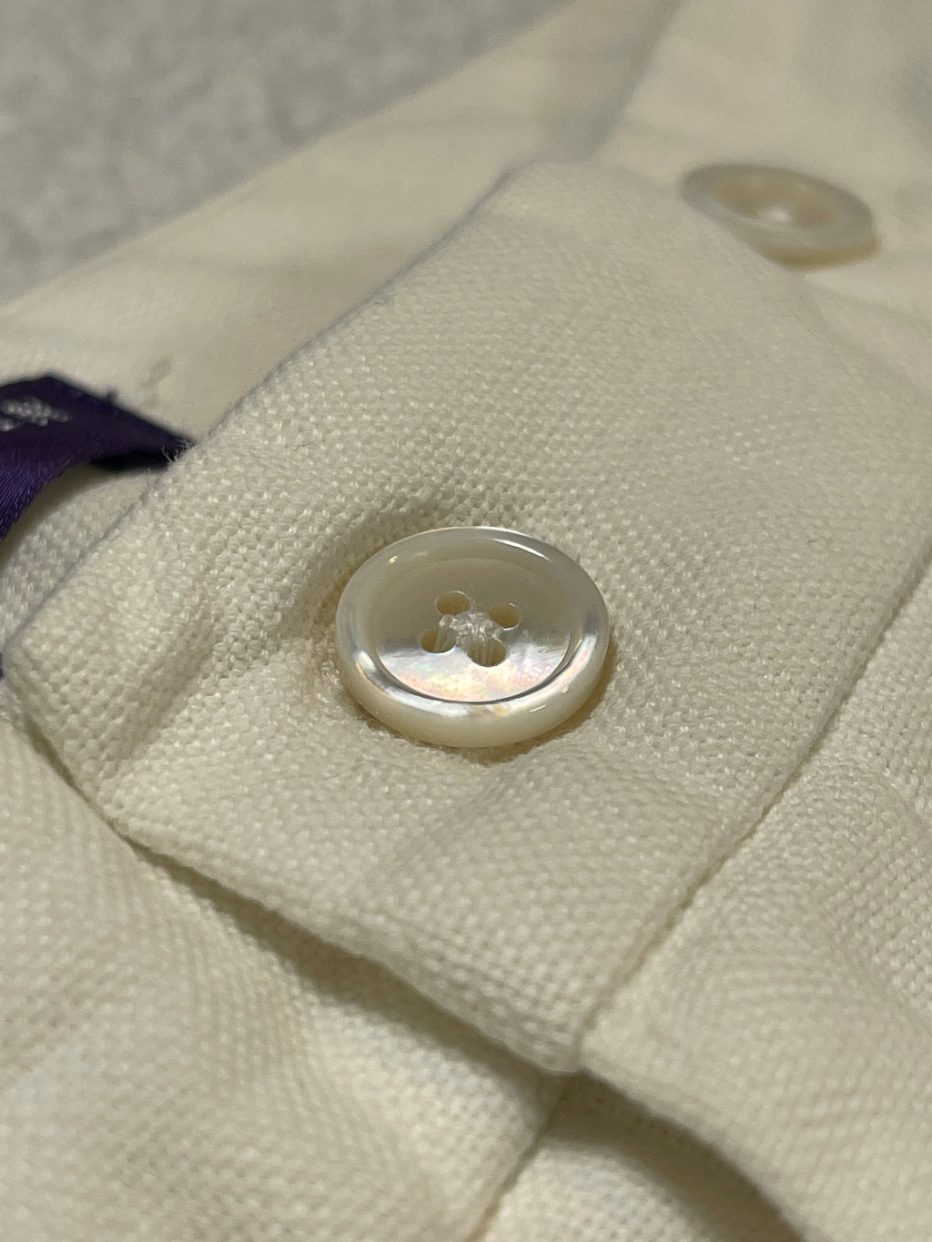 Ralph Lauren Collection Linen Blend Cropped Trousers