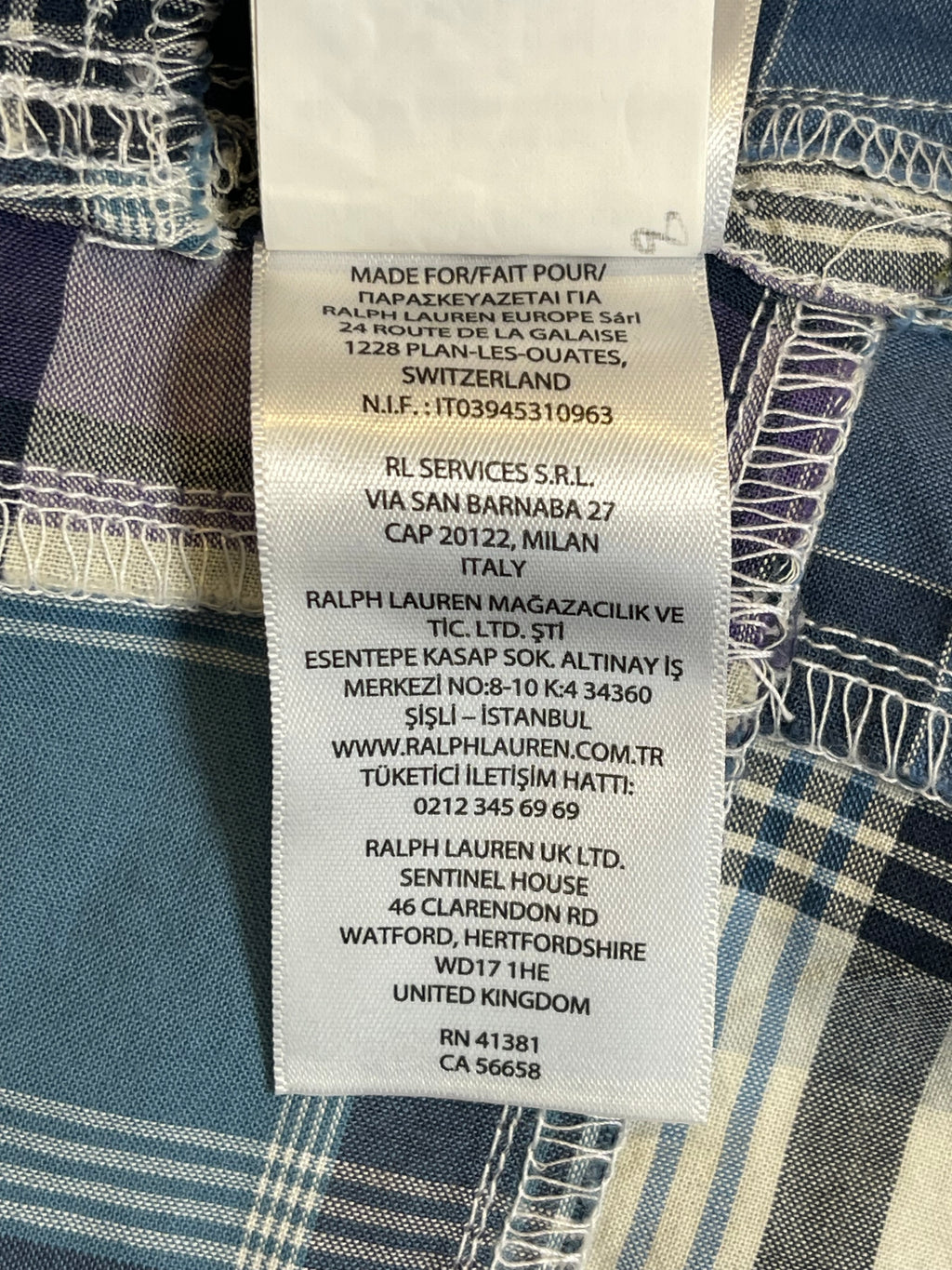 Polo Ralph Lauren Madras Patchwork Pulloverhemd (2025)