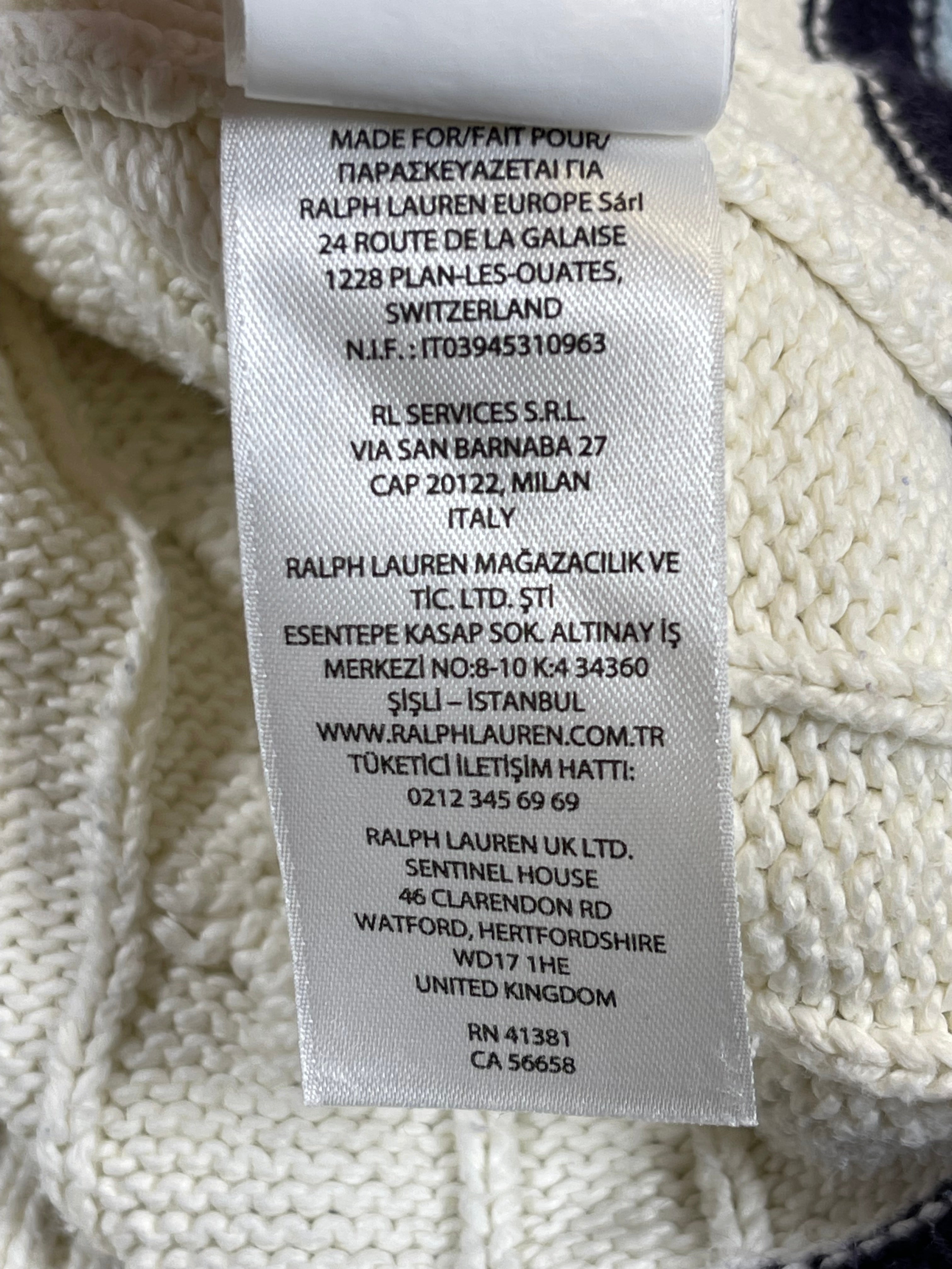 Polo Ralph Lauren Iconic Cable-Knit Cricket Sweater (2023)