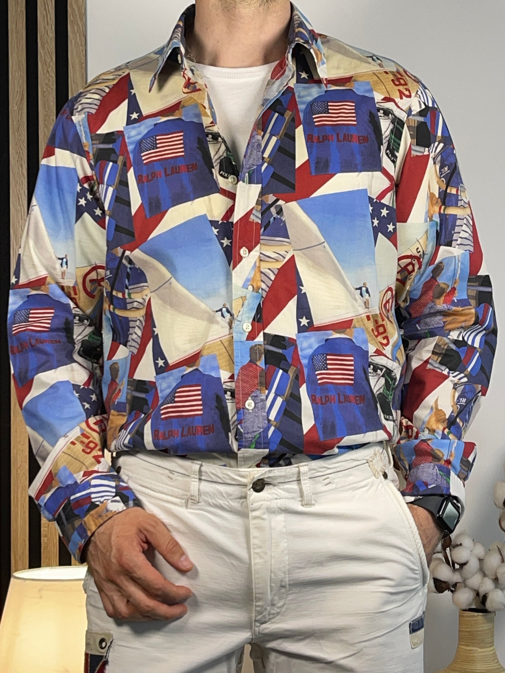 Ralph Lauren CP RL-92 Patchwork Poplin Shirt