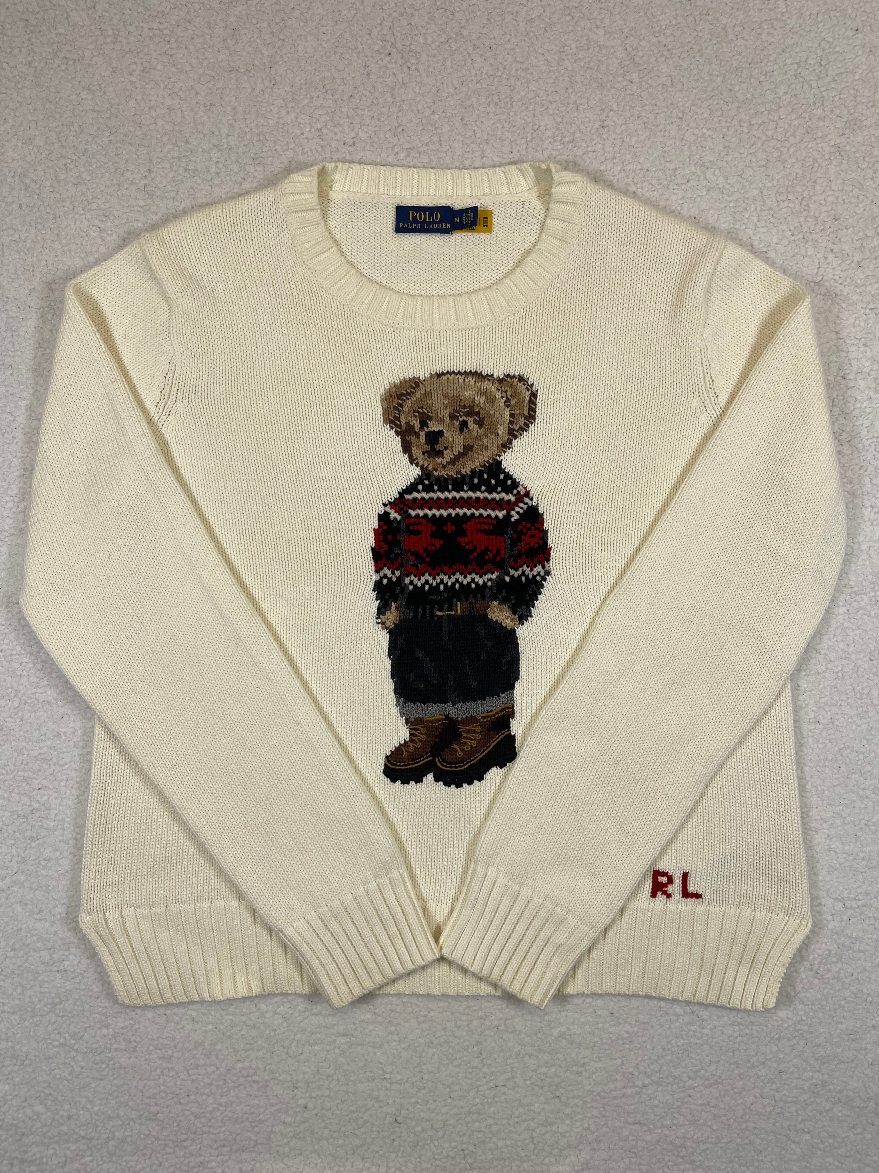 Polo Ralph Lauren Fair Isle Polo Bear Cotton Sweater (2021)
