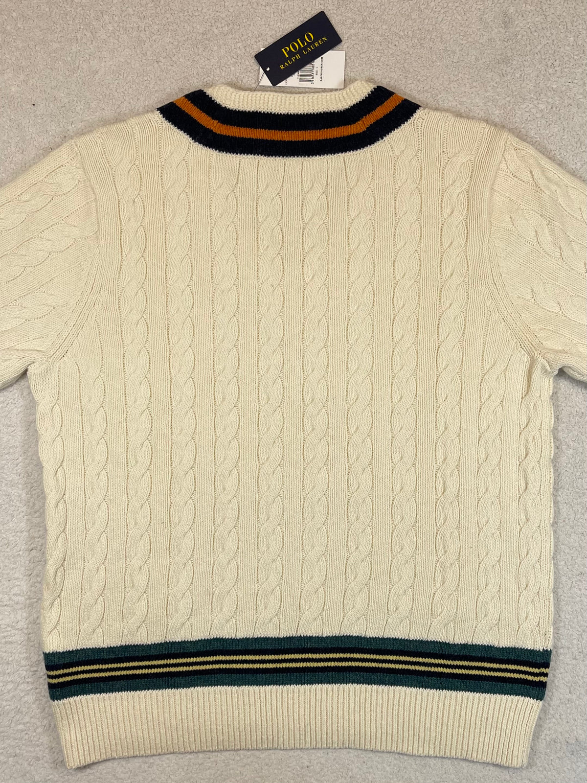 Polo Ralph Lauren Cotton & Cashmere Cricket Sweater L