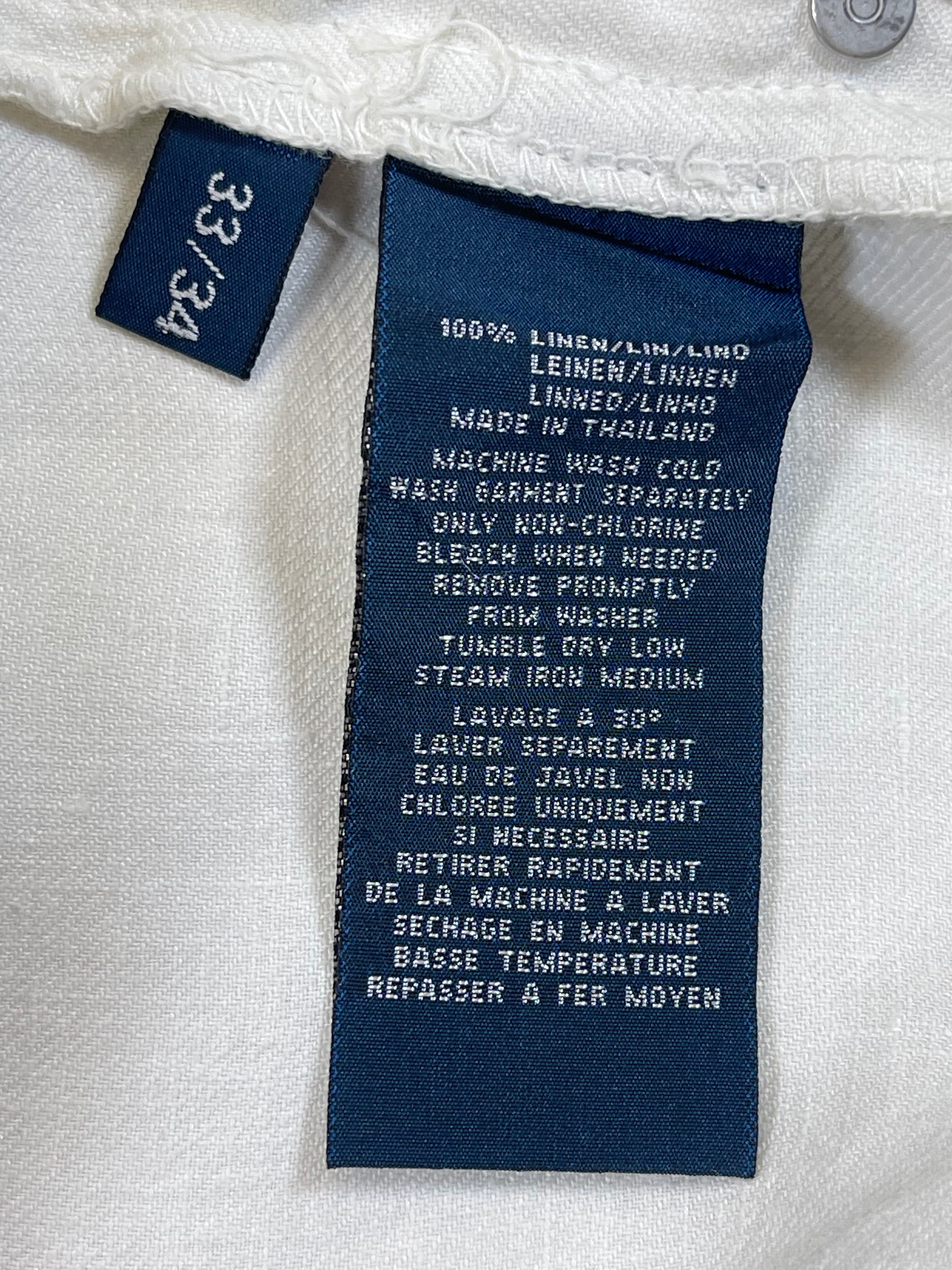 Polo Ralph Lauren Linen Carpenter Trousers (Vintage 2000s)
