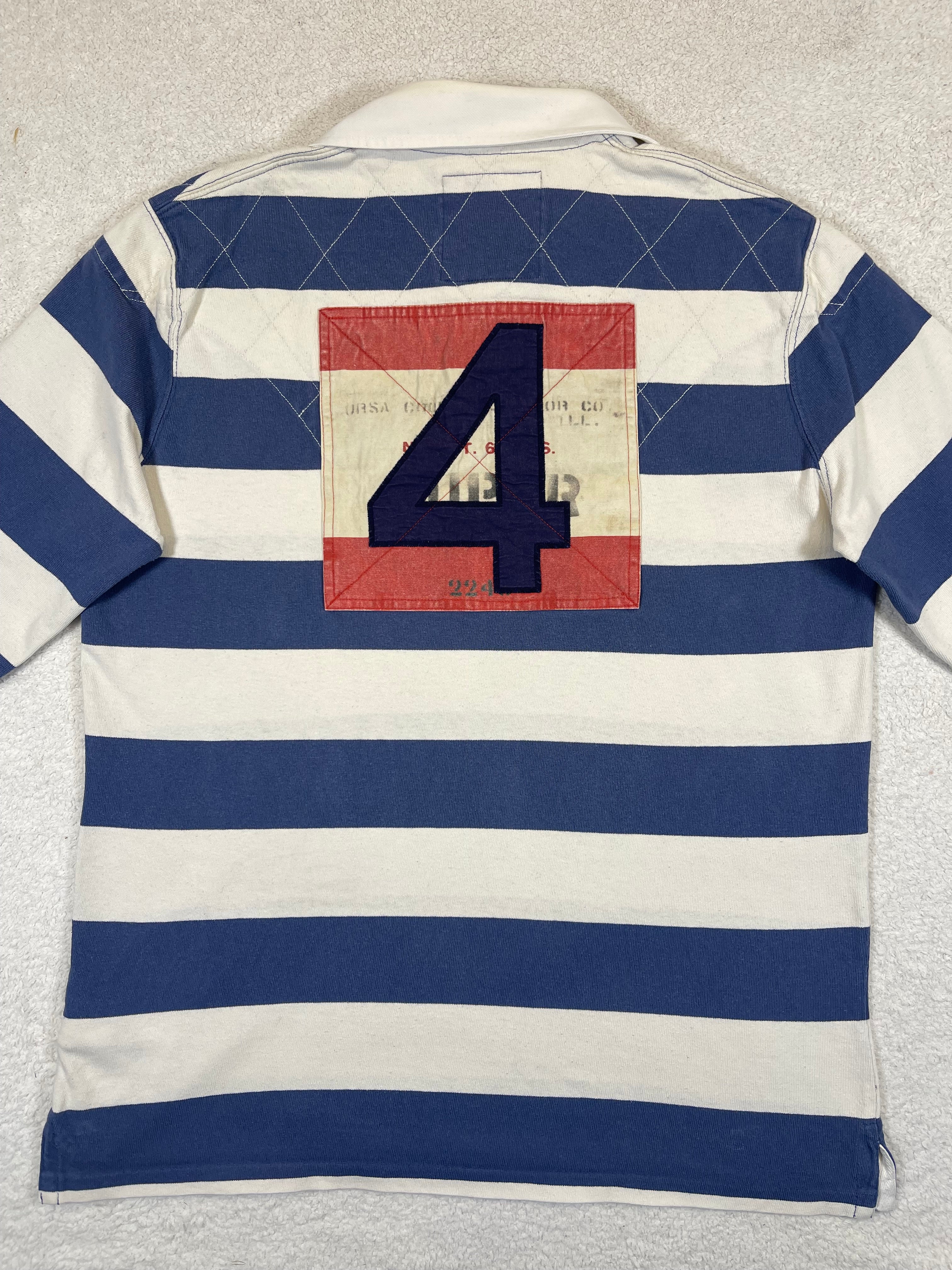Polo Ralph Lauren Striped Cotton Jersey Rugby Shirt