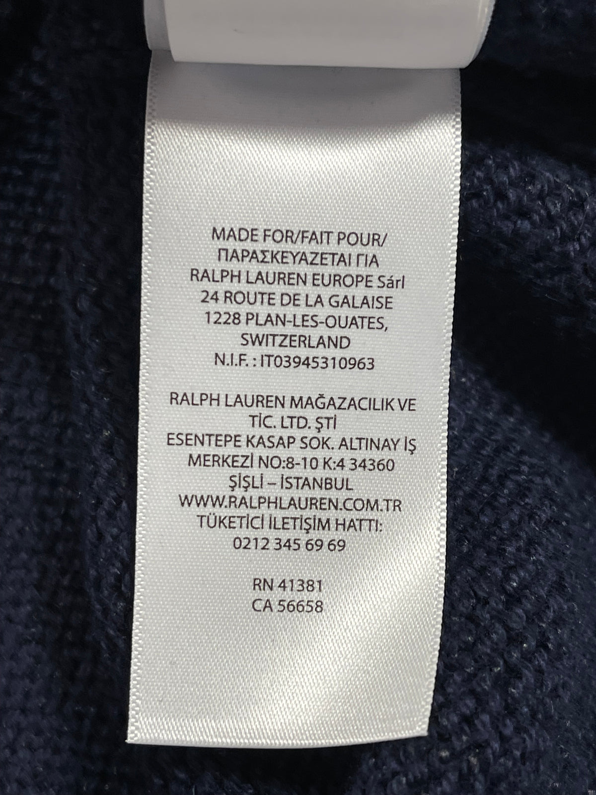 Polo Ralph Lauren Polo Bear Preppy Cotton & Linen Sweater S