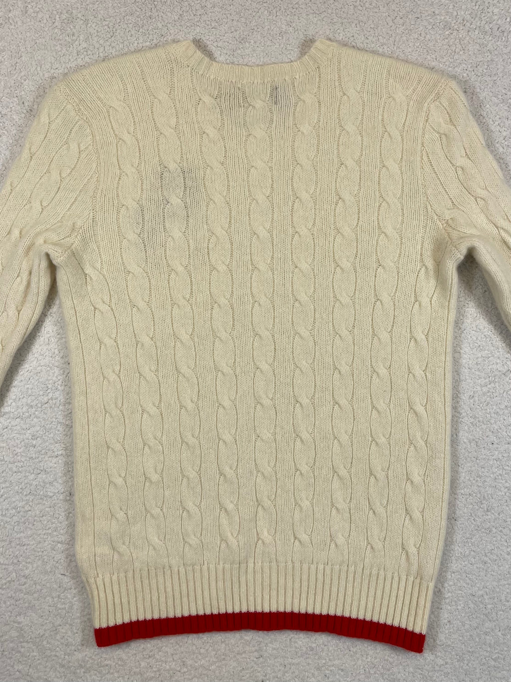Polo Ralph Lauren RLNY Cable-Knit Wool & Cashmere Sweater M