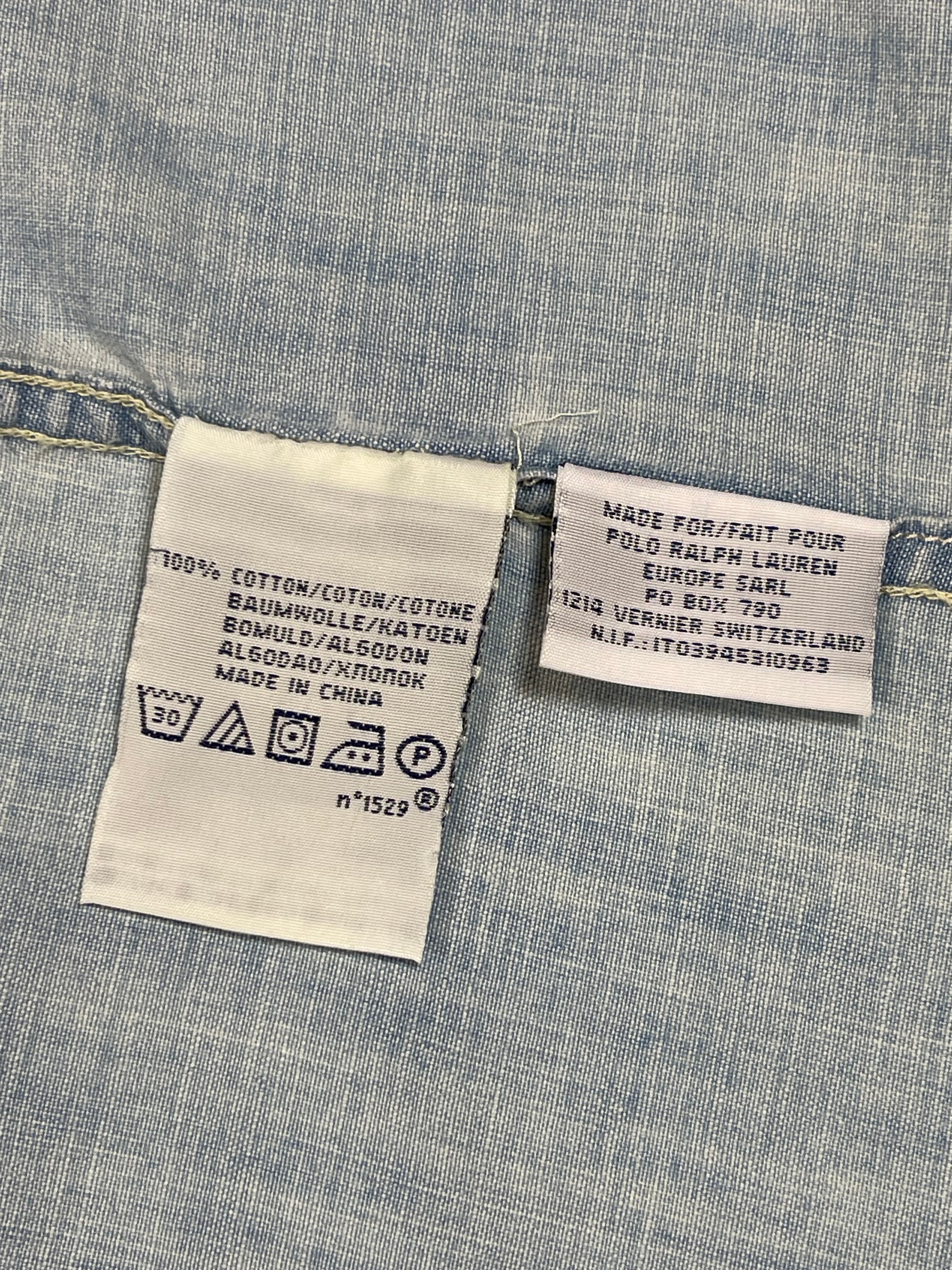Polo Ralph Lauren Chambray Workwear Shirt (Vintage 2000s)