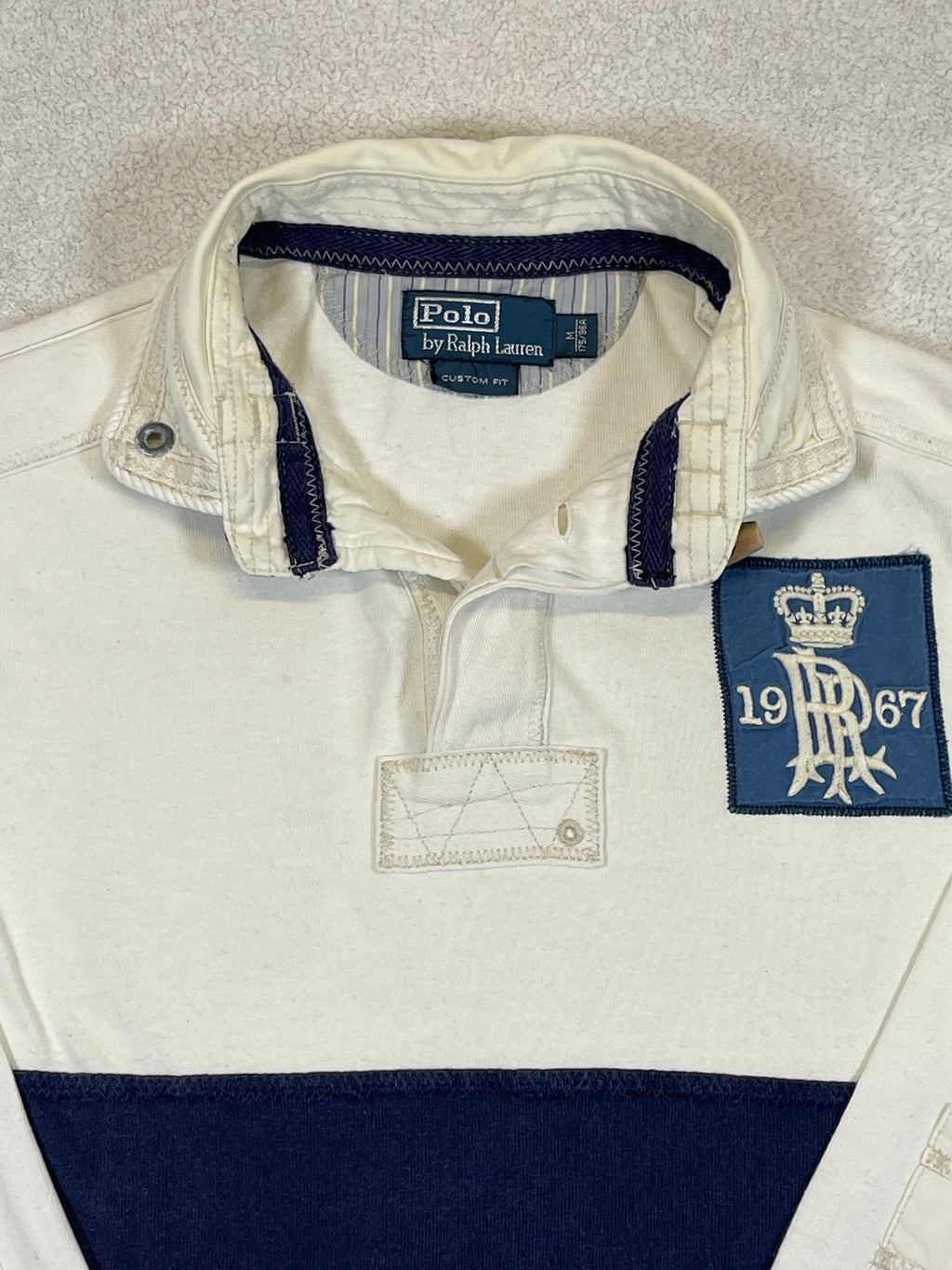 Polo by Ralph Lauren Vintage P.R.L.C. Nautical Rugby Shirt