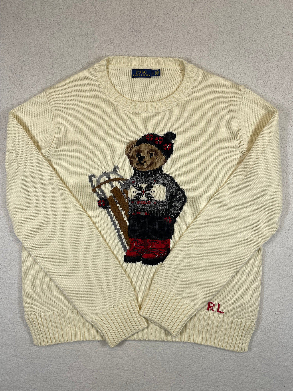 Polo Ralph Lauren Sled Polo Bear Cotton Sweater