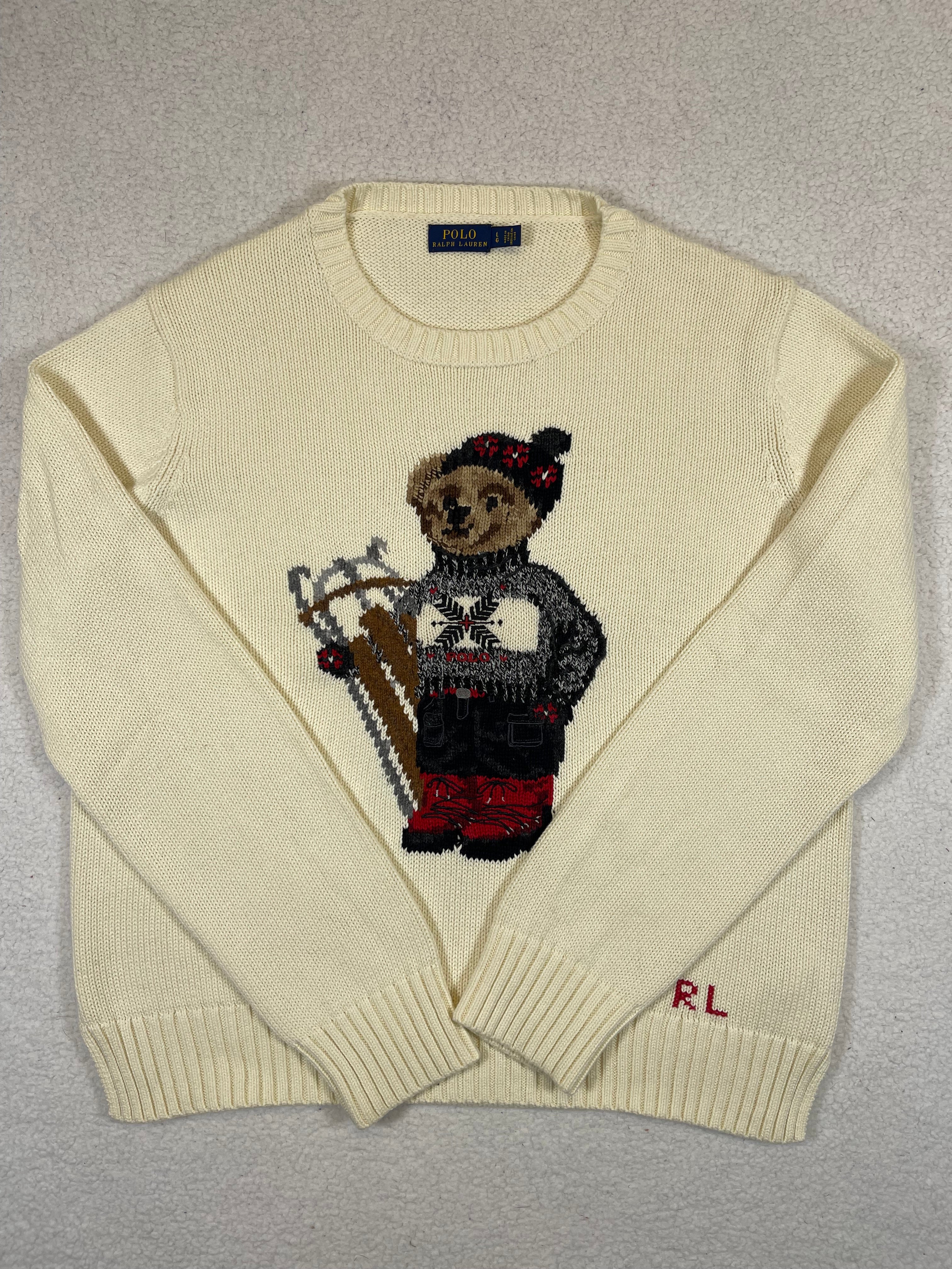 Polo Ralph Lauren Sled Polo Bear Cotton Sweater