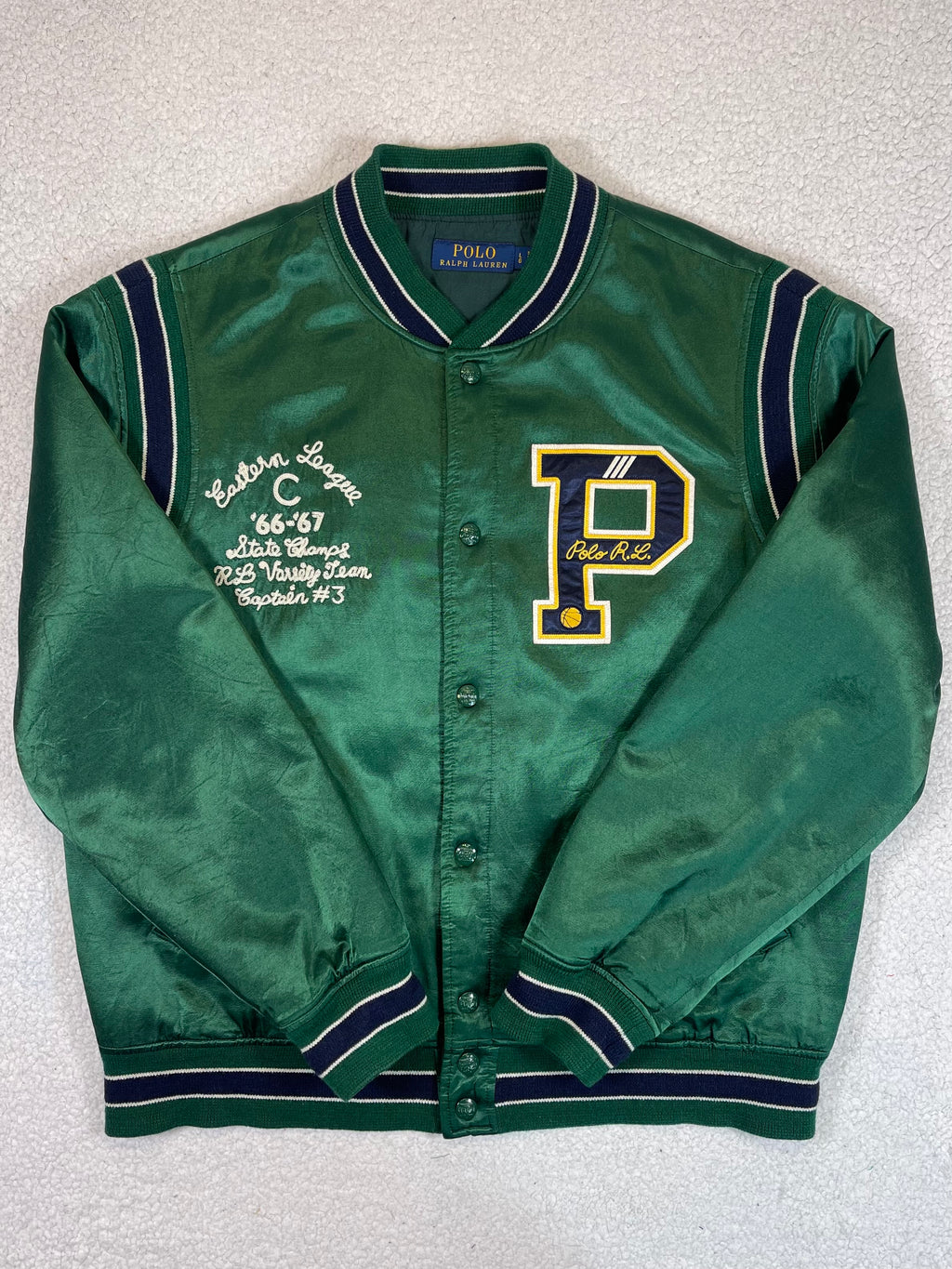 Polo Ralph Lauren Satin Varsity Jacket (2023)