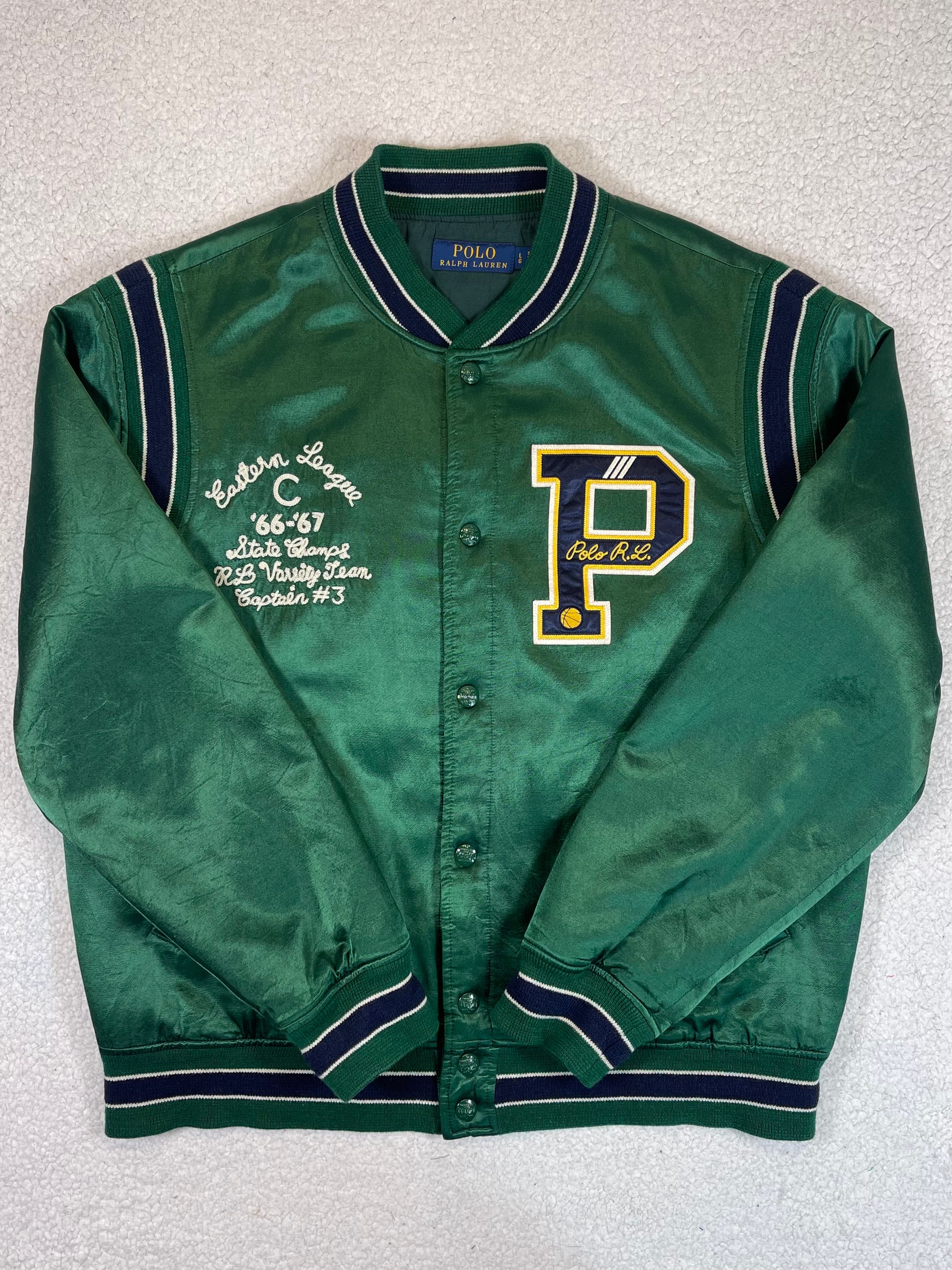 Polo Ralph Lauren Satin Varsity Jacket (2023)