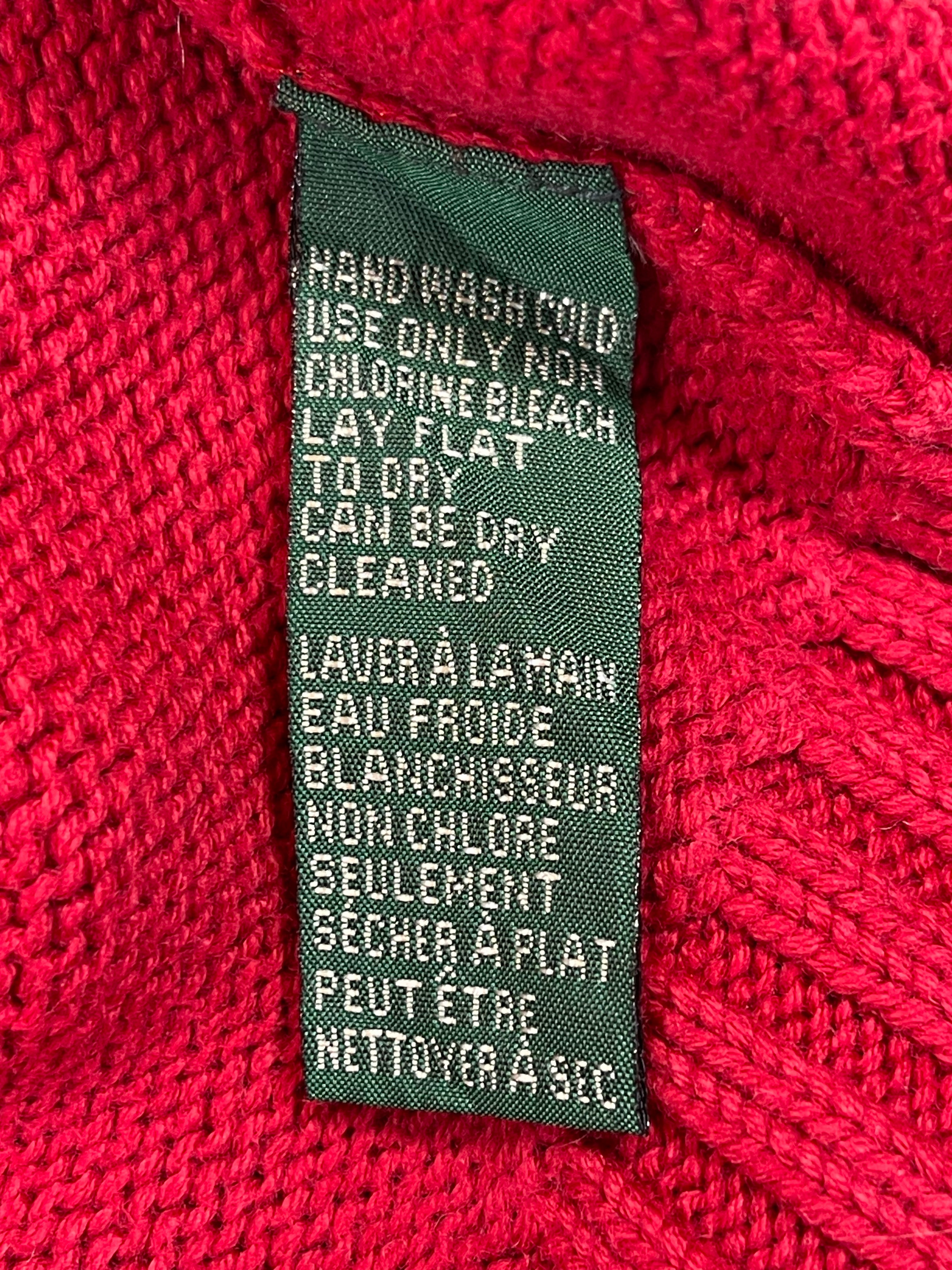 Lauren Ralph Lauren Pullover mit Hundemotiv und Trichterhals (Vintage)