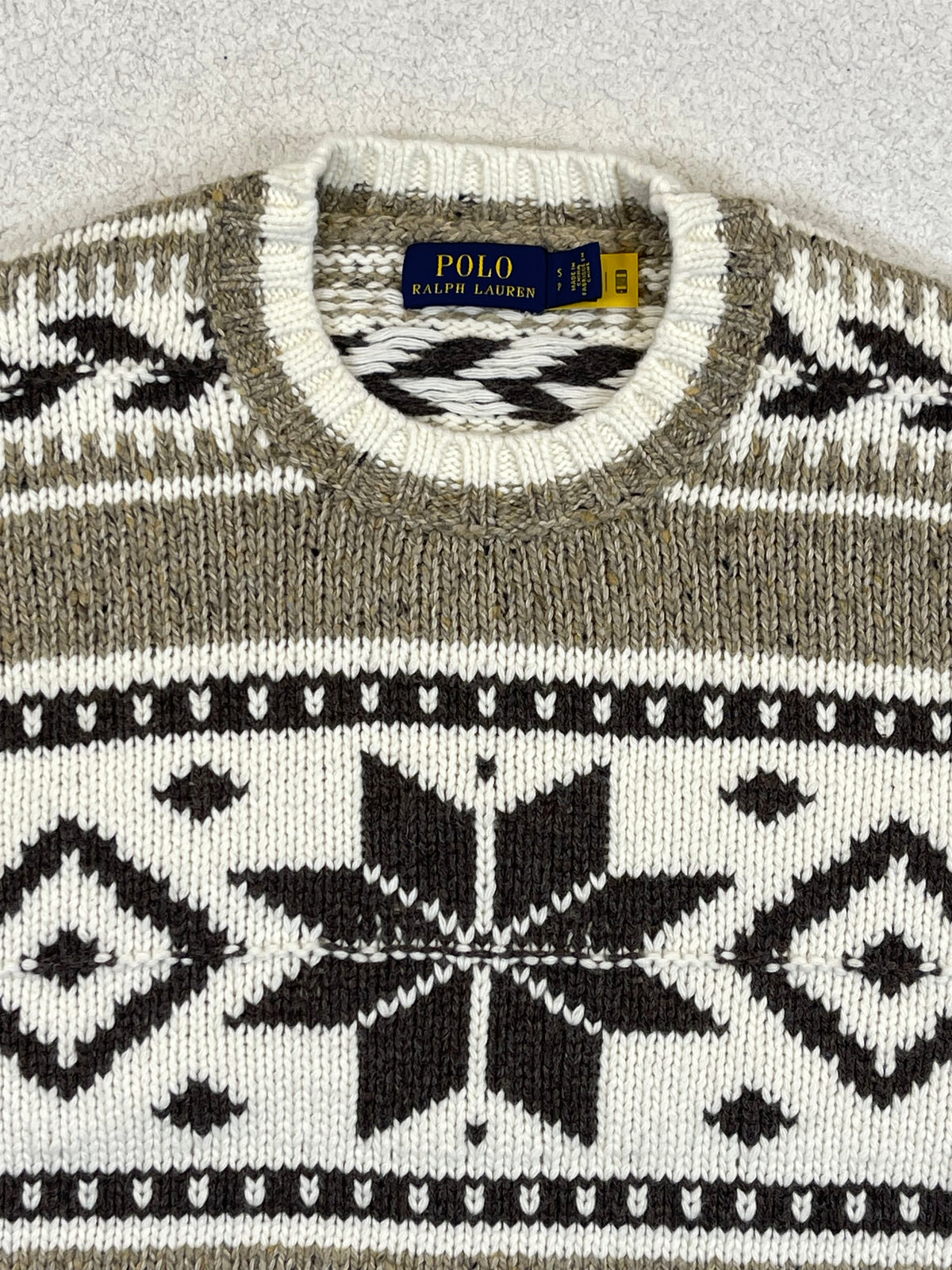 Polo Ralph Lauren Snowflake Intarsia Wool-Blend Sweater