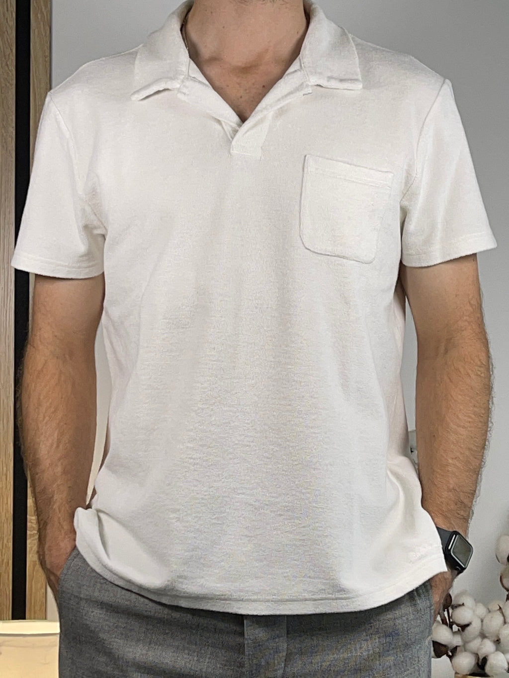 Ralph Lauren Purple Label Côte d’Azur Cotton Terry Polo Shirt