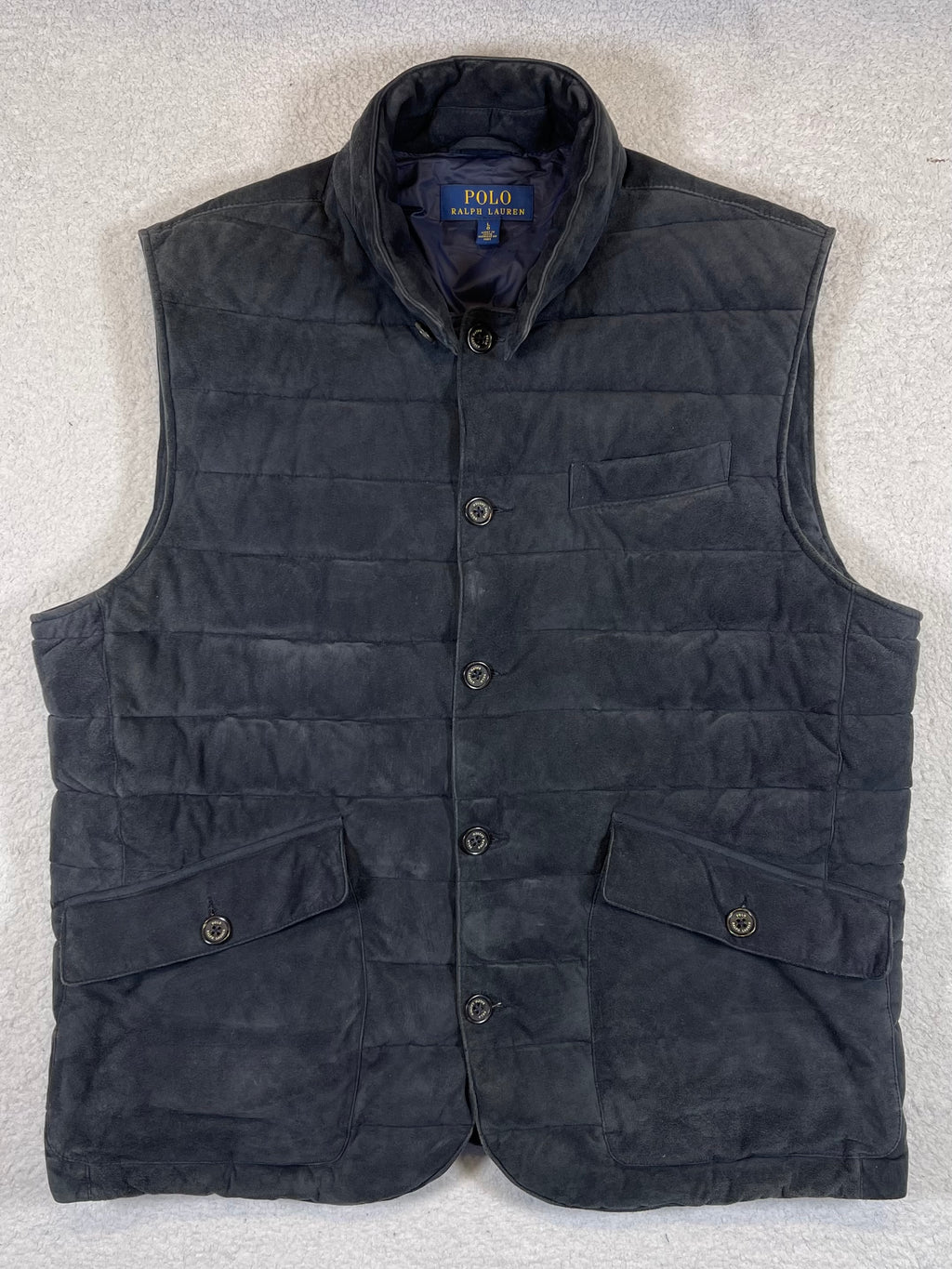 Polo Ralph Lauren Quilted Goat Suede Vest