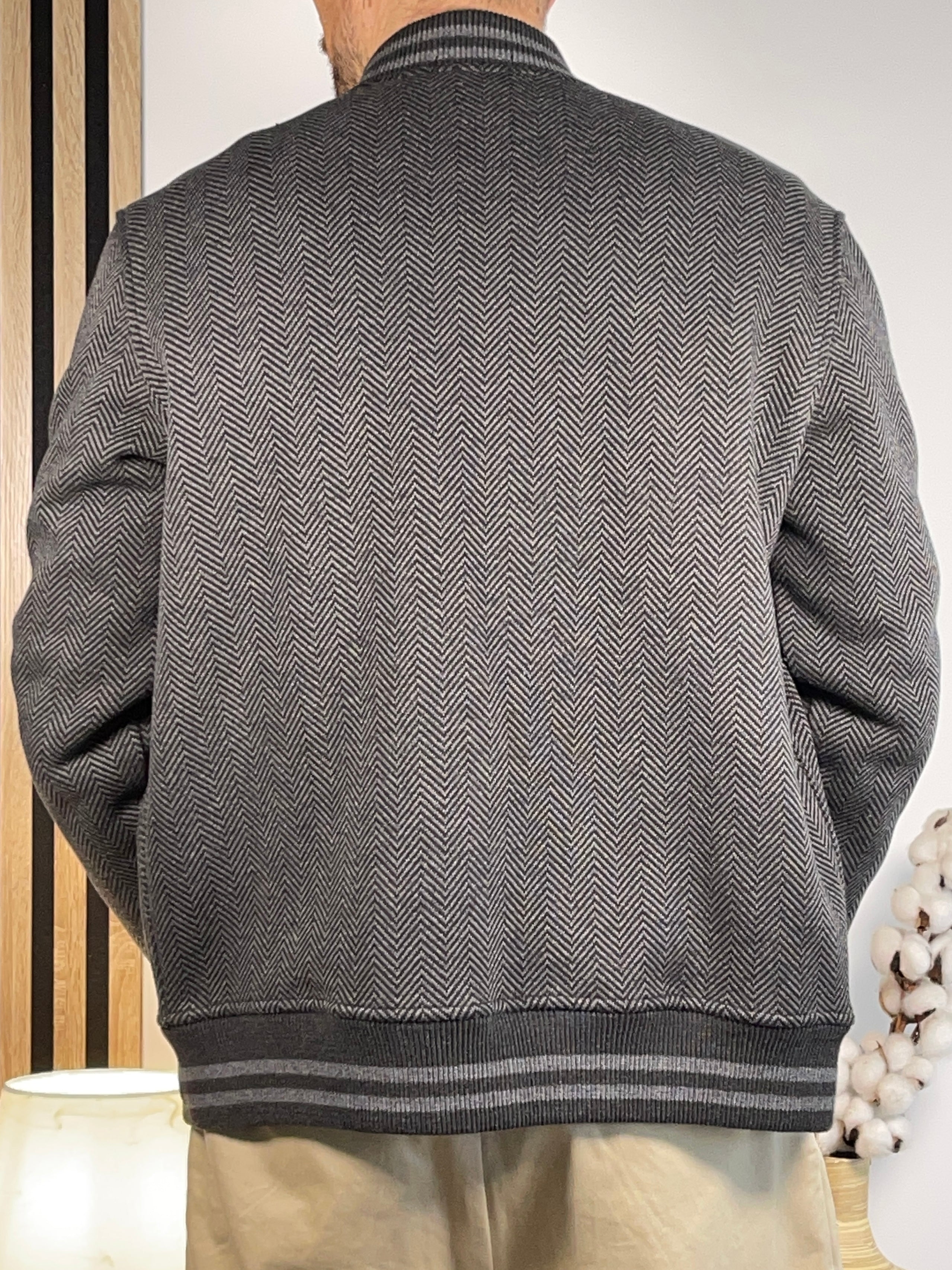 Polo Ralph Lauren Vintage Herringbone Wool-Blend Varsity Jacket