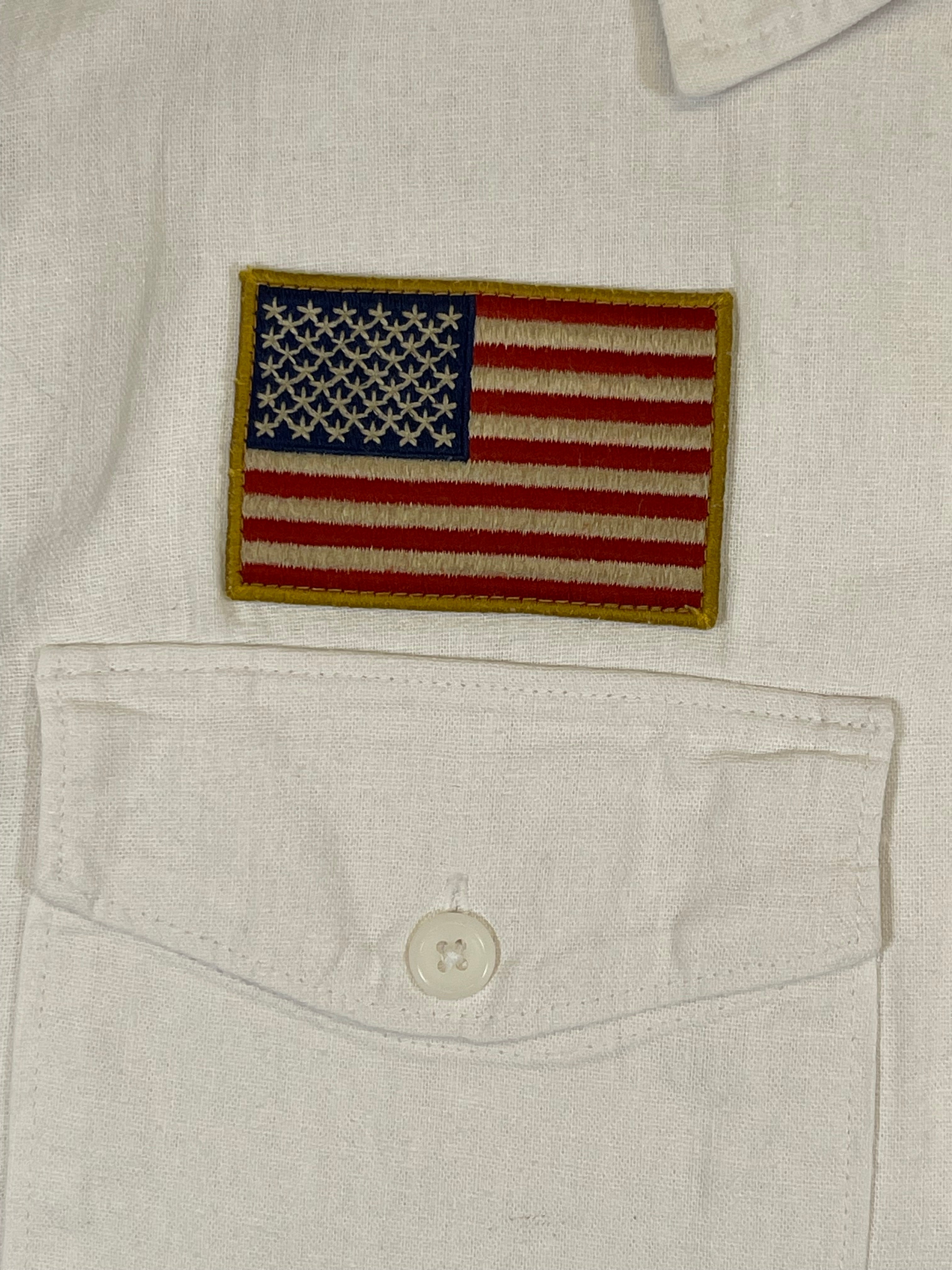 Ralph Lauren Denim & Supply Linen Blend Racing Workwear Shirt (Vintage 2011–2016)