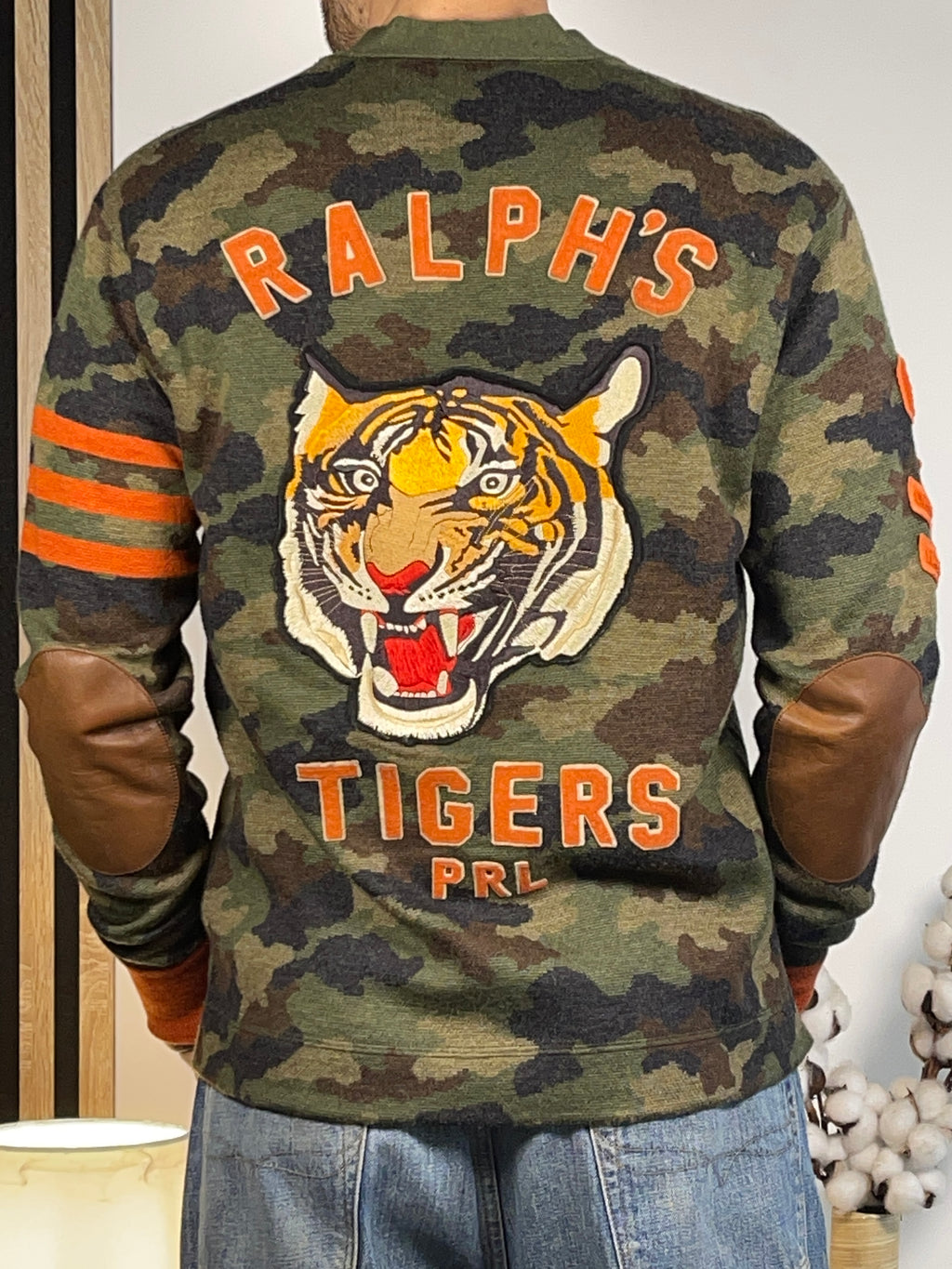 Polo Ralph Lauren Ralph’s Tiger Letterman Cardigan