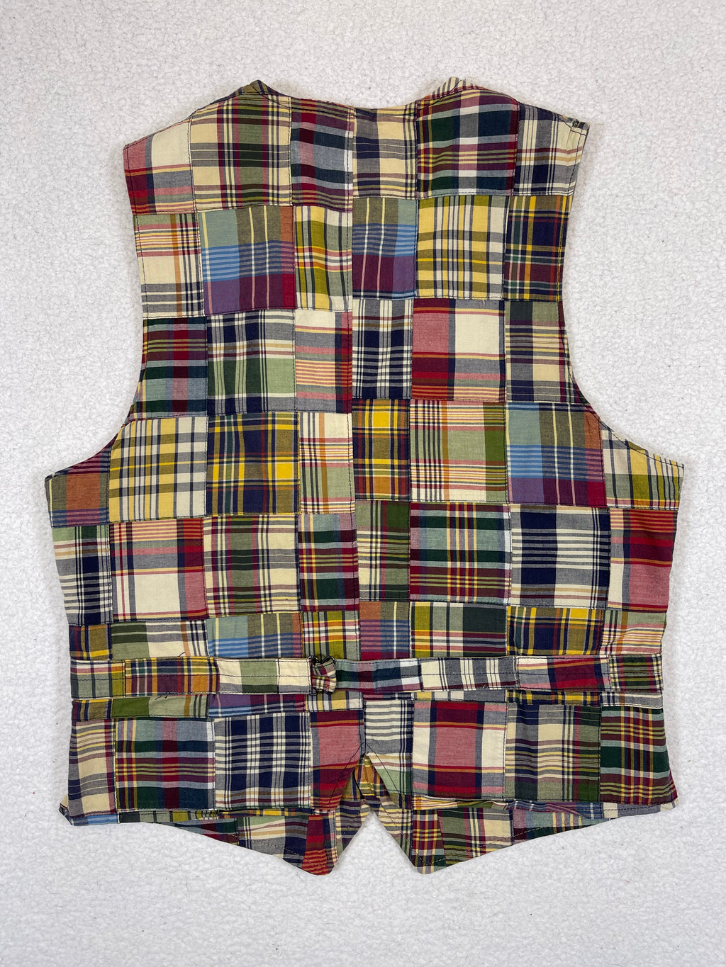 Polo by Ralph Lauren Polo Soft Madras Patchwork Vest (Vintage)