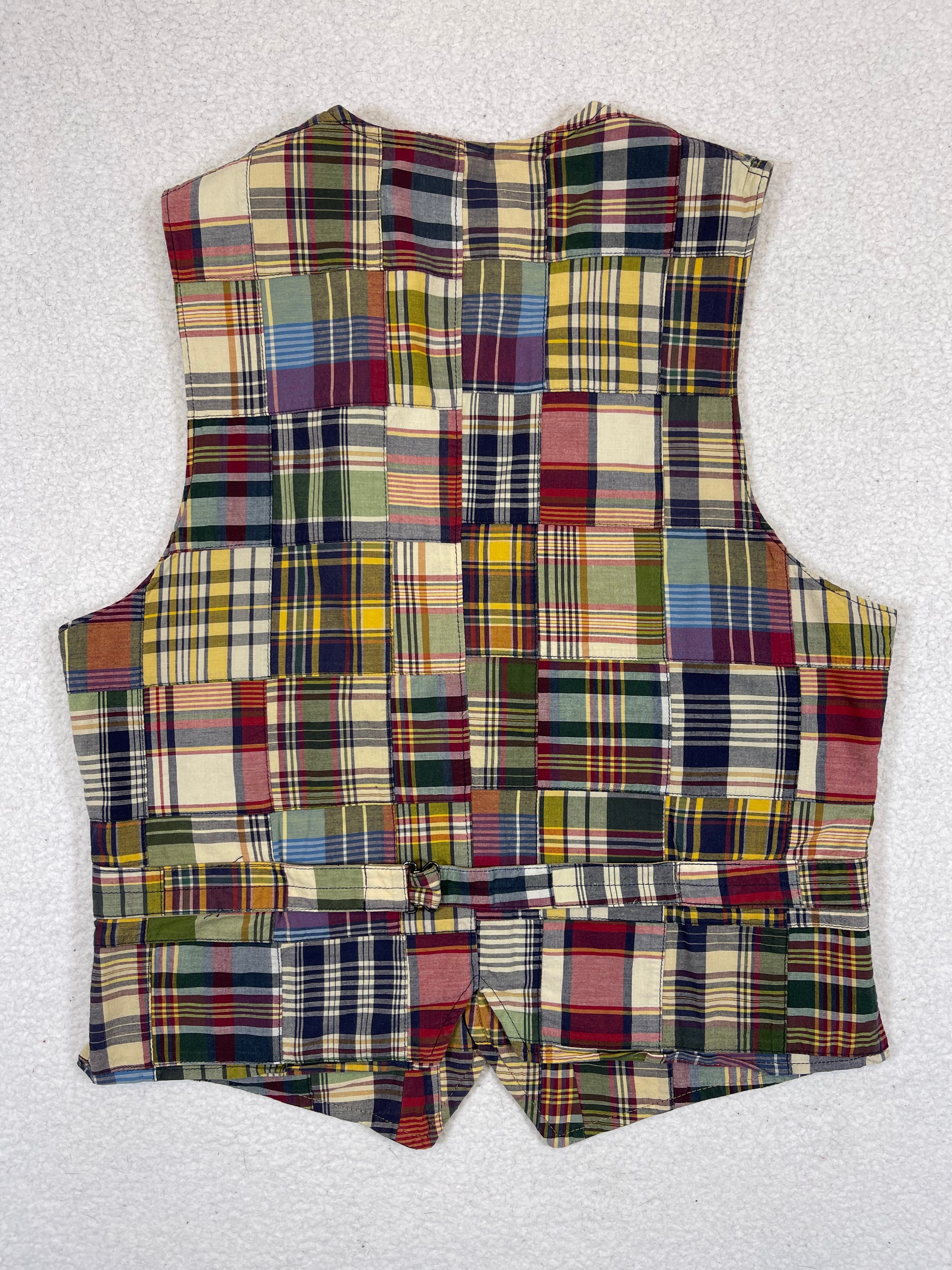 Polo by Ralph Lauren Polo Soft Madras Patchwork Vest (Vintage)