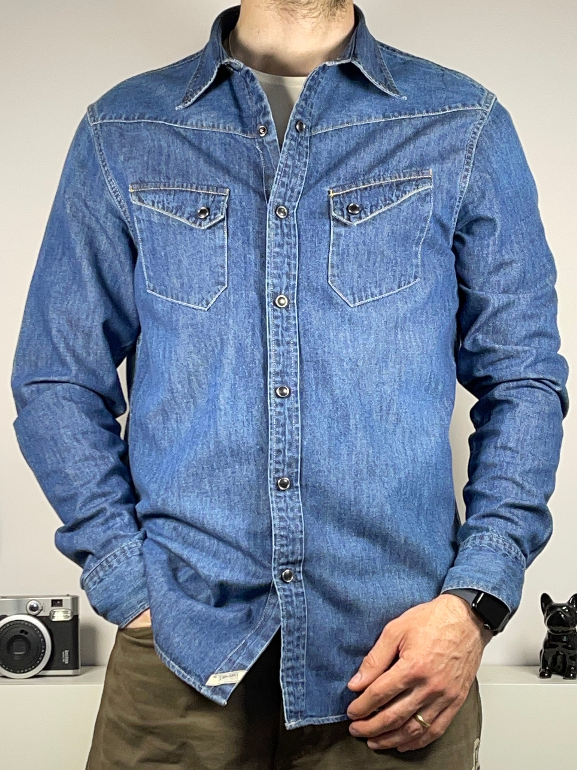 Ralph Lauren Denim & Supply Vintage Western Denim Shirt