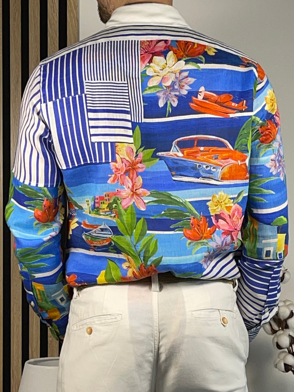 Chemise en Lin Patchwork Polo Ralph Lauren (2025)