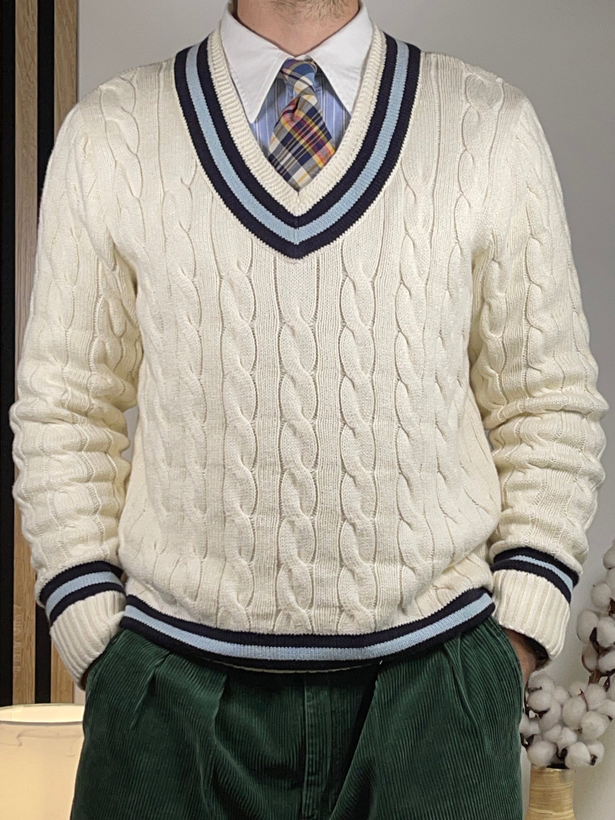 Polo Ralph Lauren Iconic Cotton Cricket Sweater M
