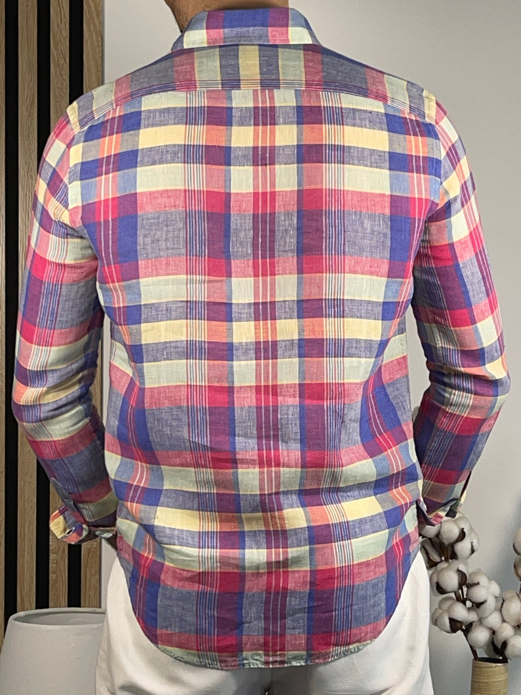 Ralph Lauren Linen Plaid Shirt (Vintage)