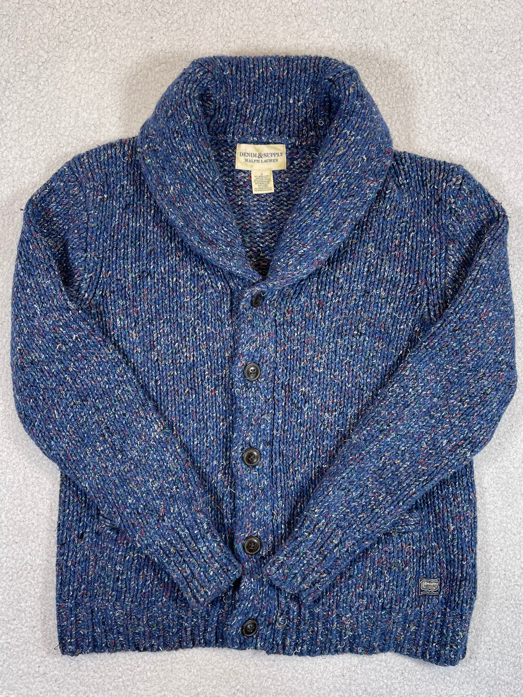 Denim & Supply Ralph Lauren Wool Blend Shawl Collar Cardigan (Vintage)