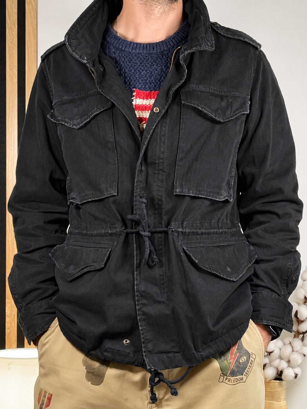 Ralph Lauren Denim & Supply Vintage Herringbone Field Jacket M