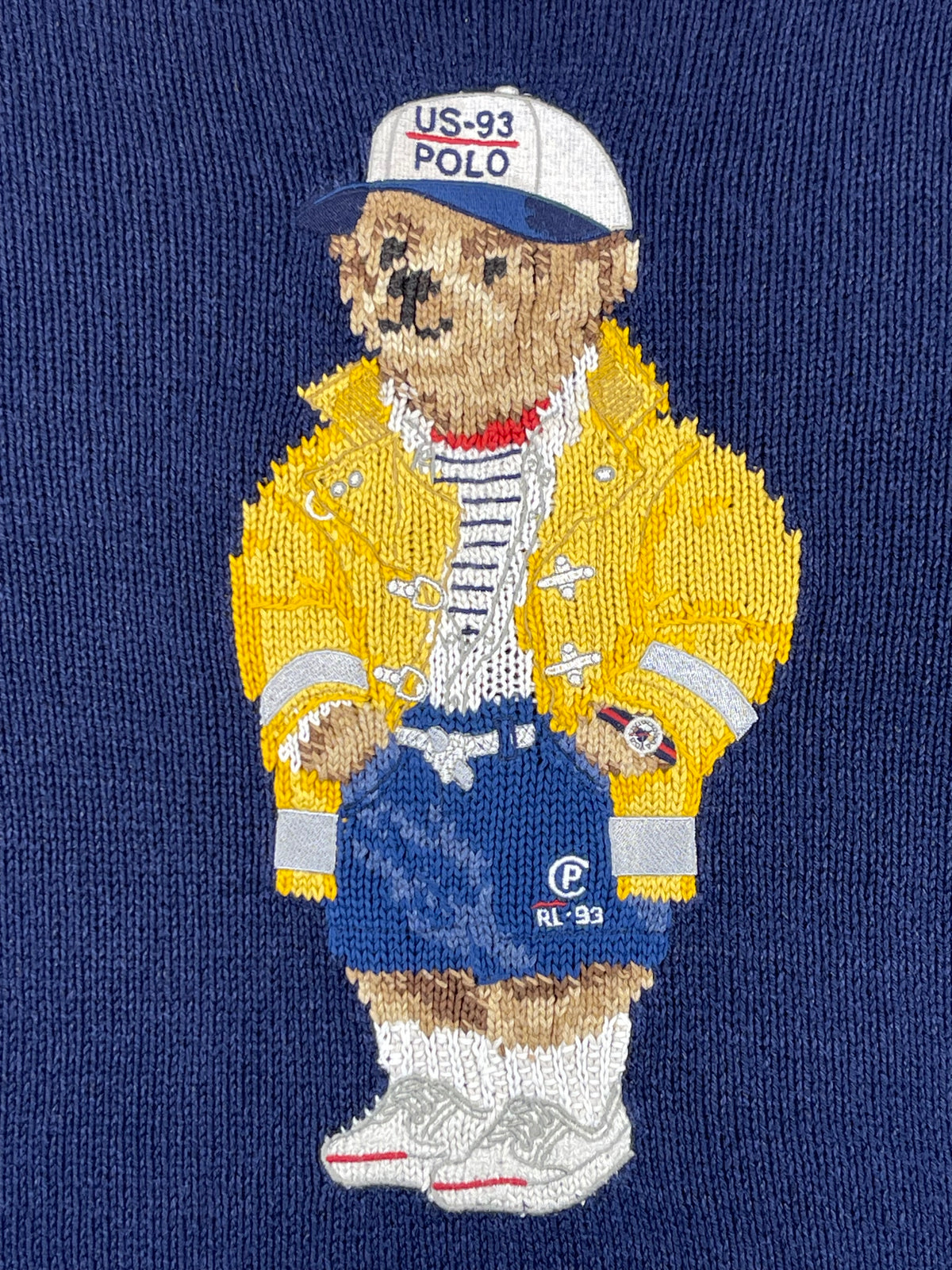 Polo Ralph Lauren Polo Bear CP RL-93 Cotton & Linen Sweater M
