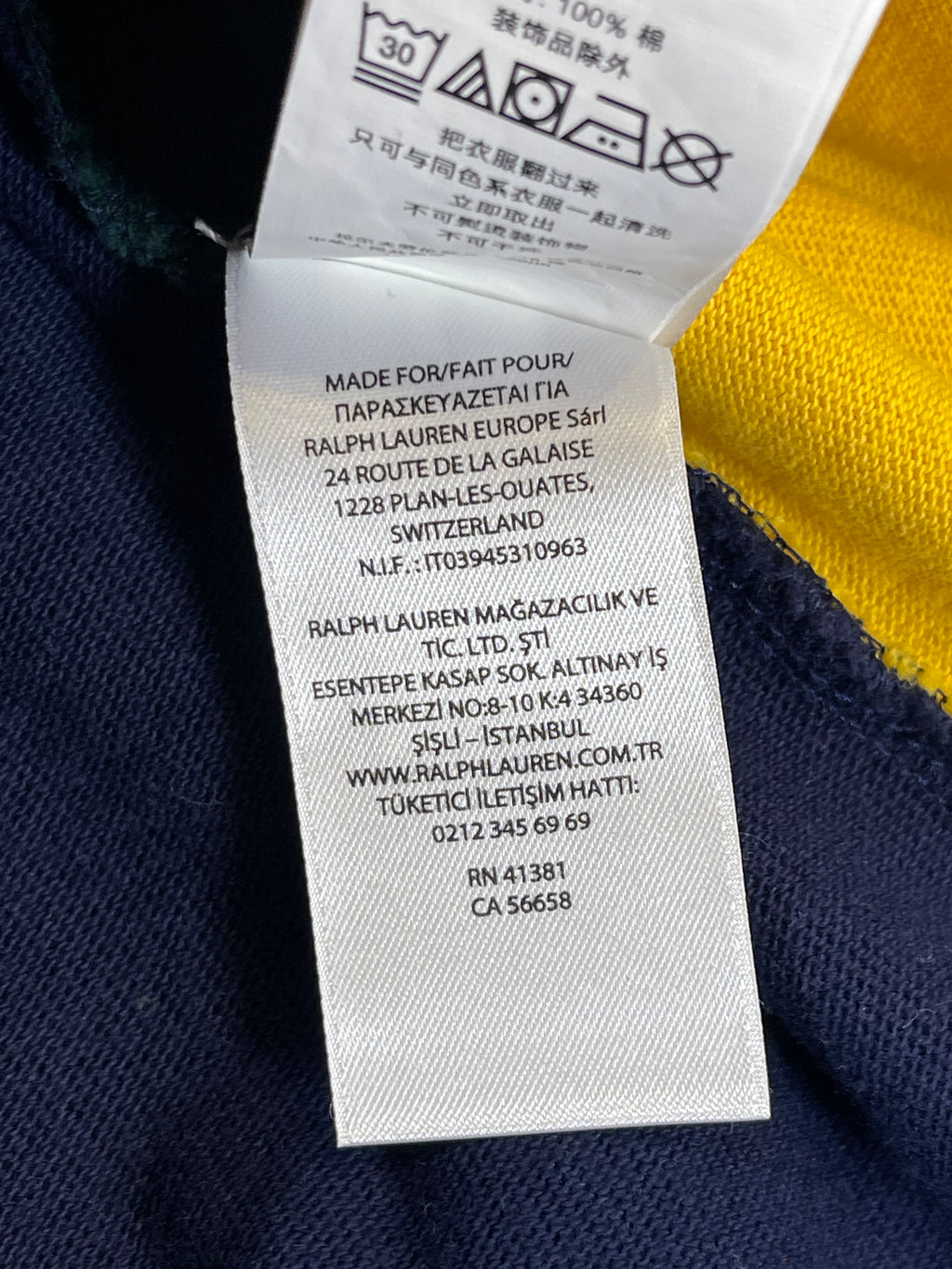 Polo Ralph Lauren Patchwork Rugby Jersey Shirt
