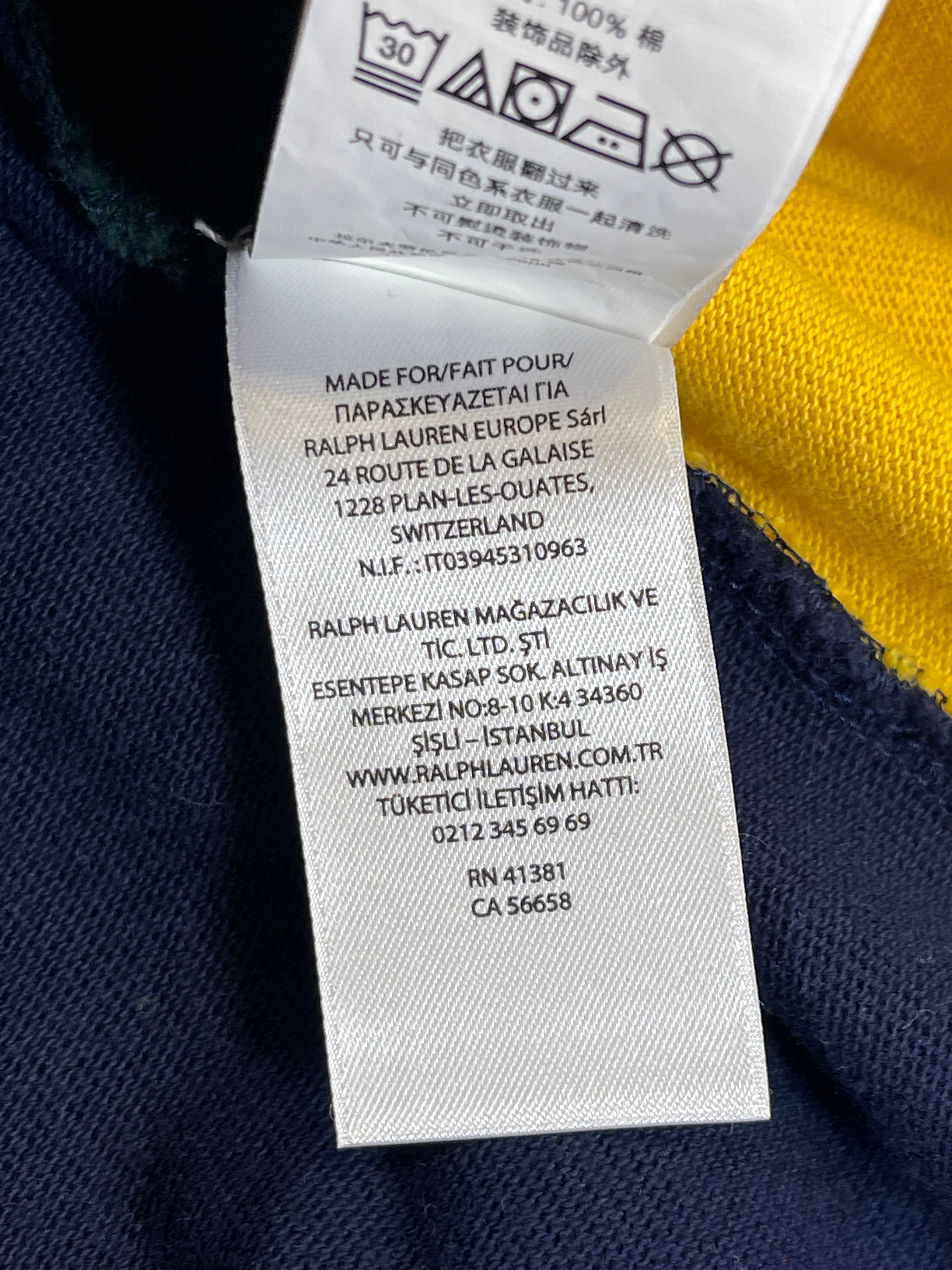 Polo Ralph Lauren Patchwork Rugby Jersey Shirt