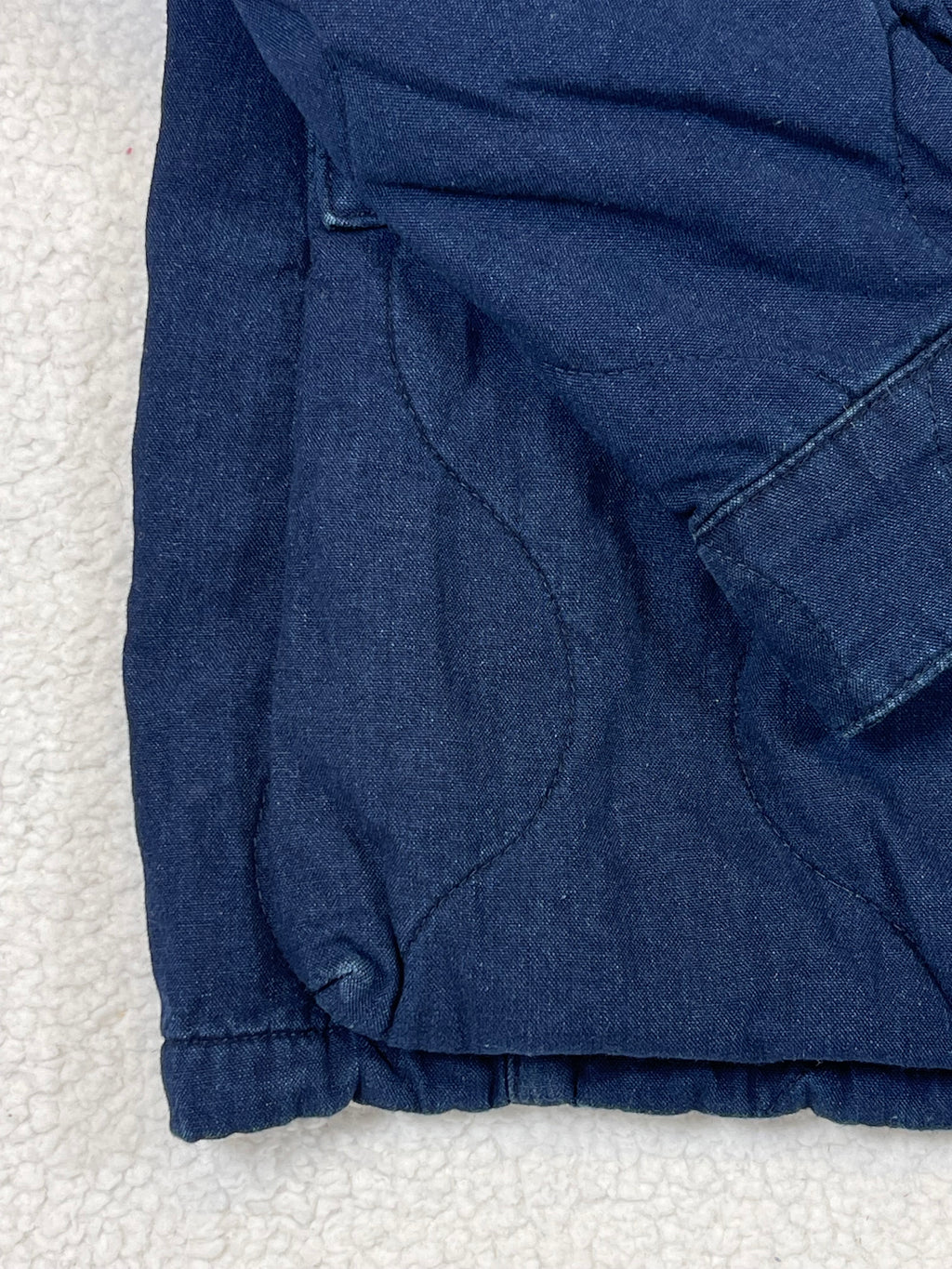 Ralph Lauren Denim & Supply Quilted Indigo Denim Field Jacket
