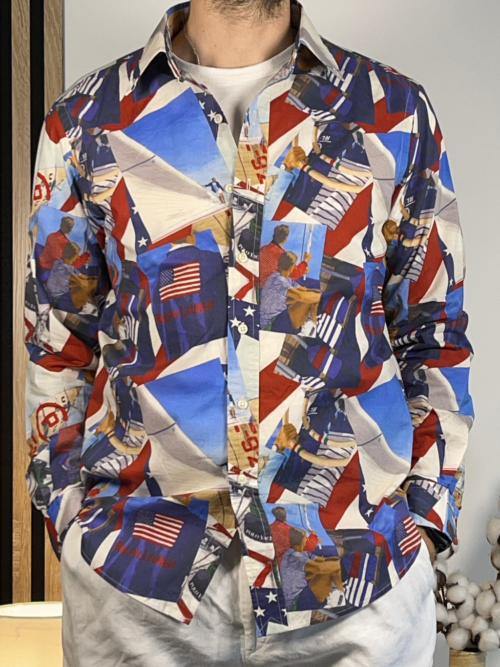 Ralph Lauren CP RL-92 Patchwork Poplin Shirt