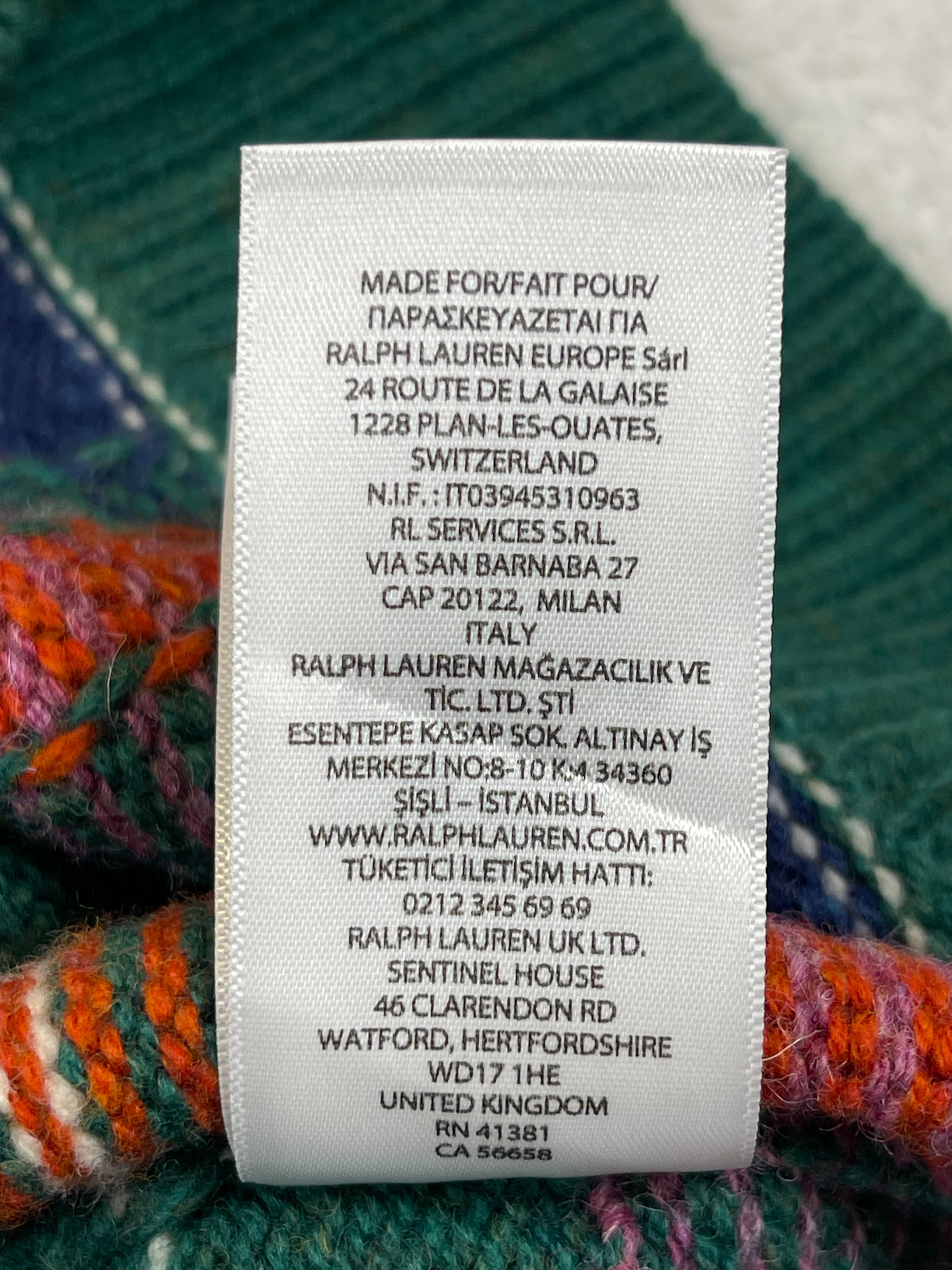 Polo Sport Ralph Lauren Tartan Wool Sweater Vest (2022)