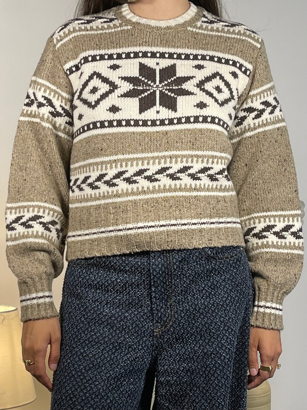 Polo Ralph Lauren Snowflake Intarsia Wool-Blend Sweater