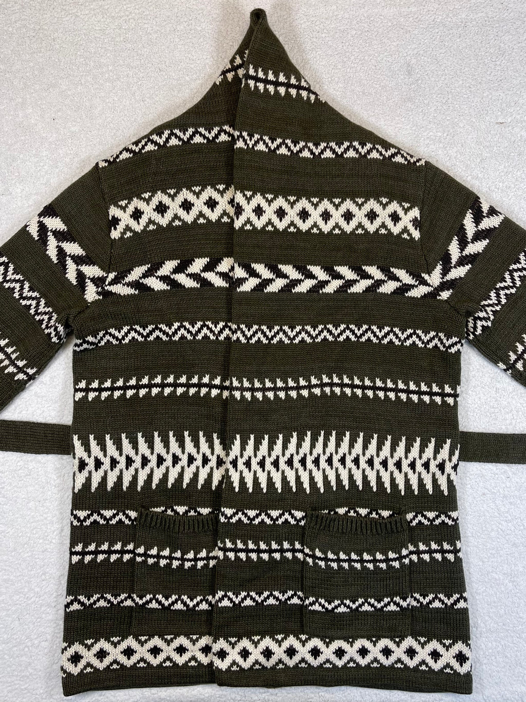 Polo Ralph Lauren Geometric Shawl-Collar Cardigan
