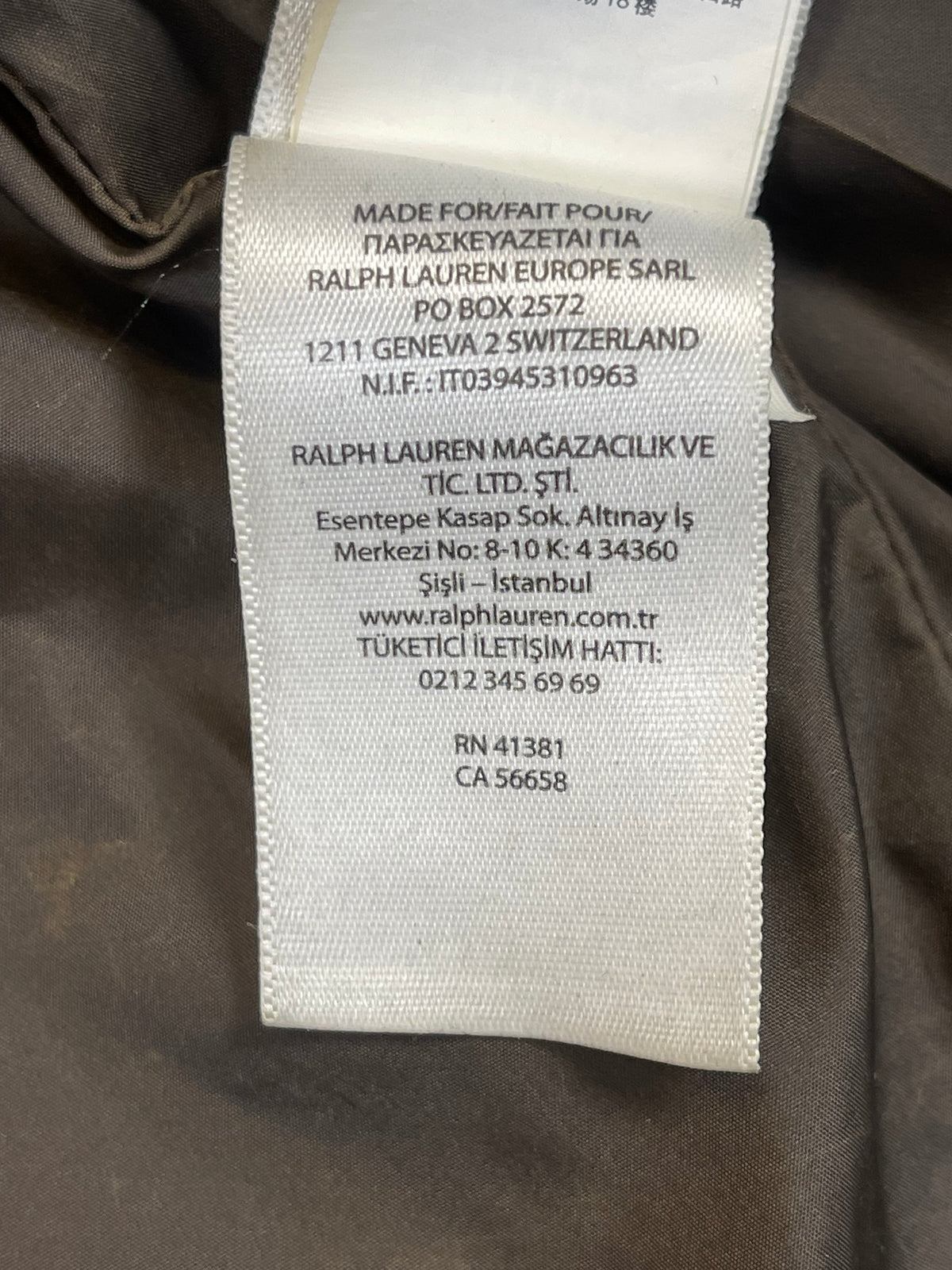 Polo Ralph Lauren Waxed Cotton Motorcycle Jacket L