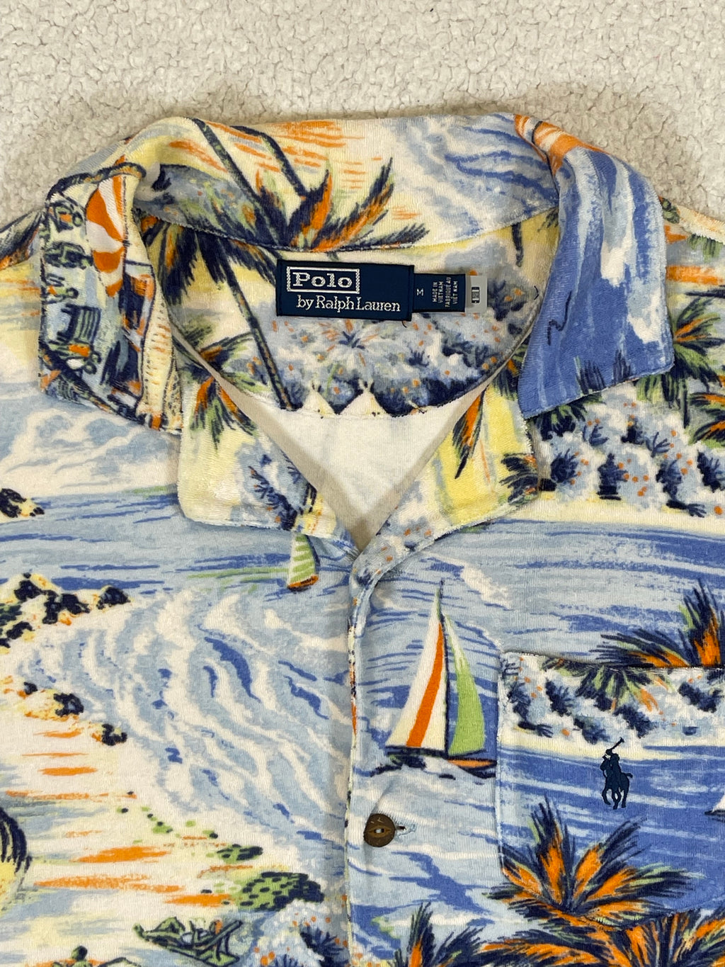 Polo Ralph Lauren Tropical Terry Safari Shirt (2022)