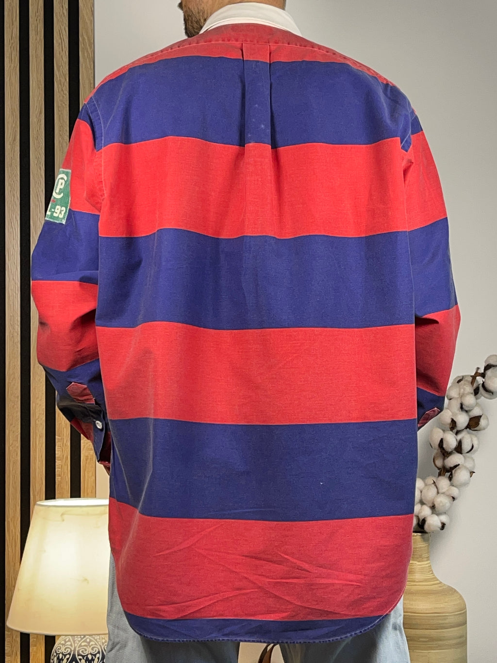 Polo by Ralph Lauren Vintage CP RL-93 Striped Rugby Shirt XL