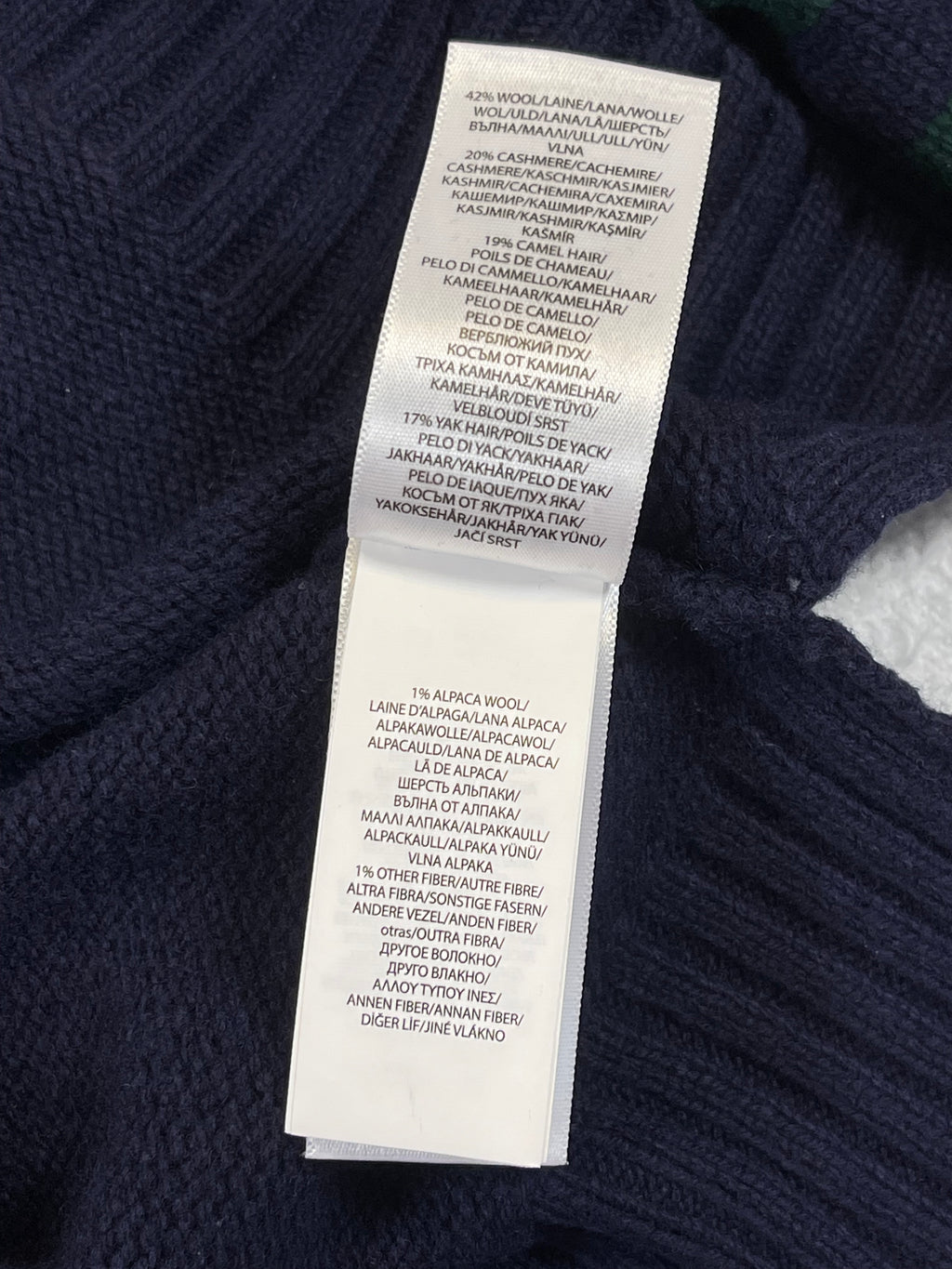 Polo Ralph Lauren Preppy Polo Bear Wool Sweater