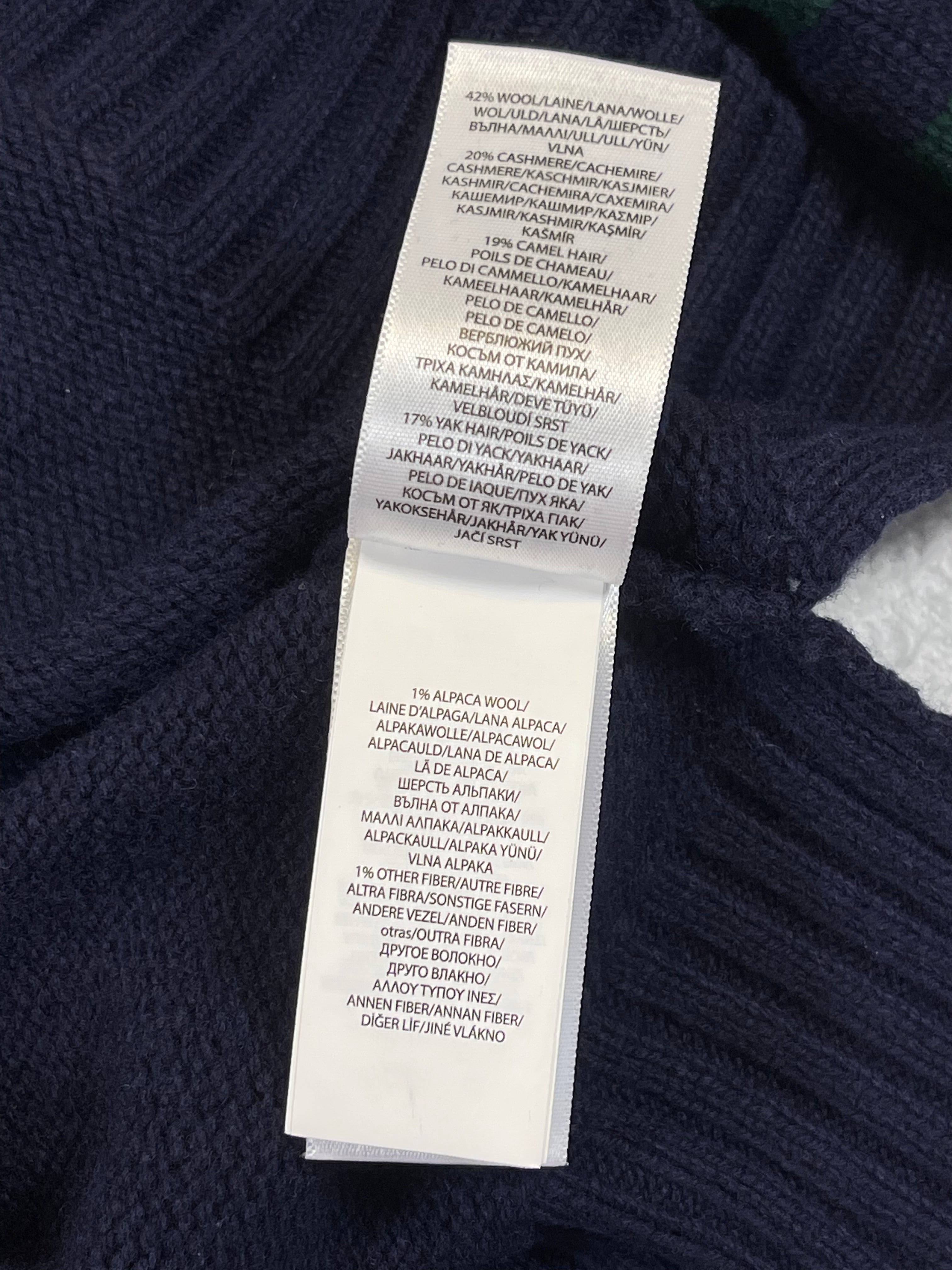Polo Ralph Lauren Preppy Polo Bear Wool Sweater