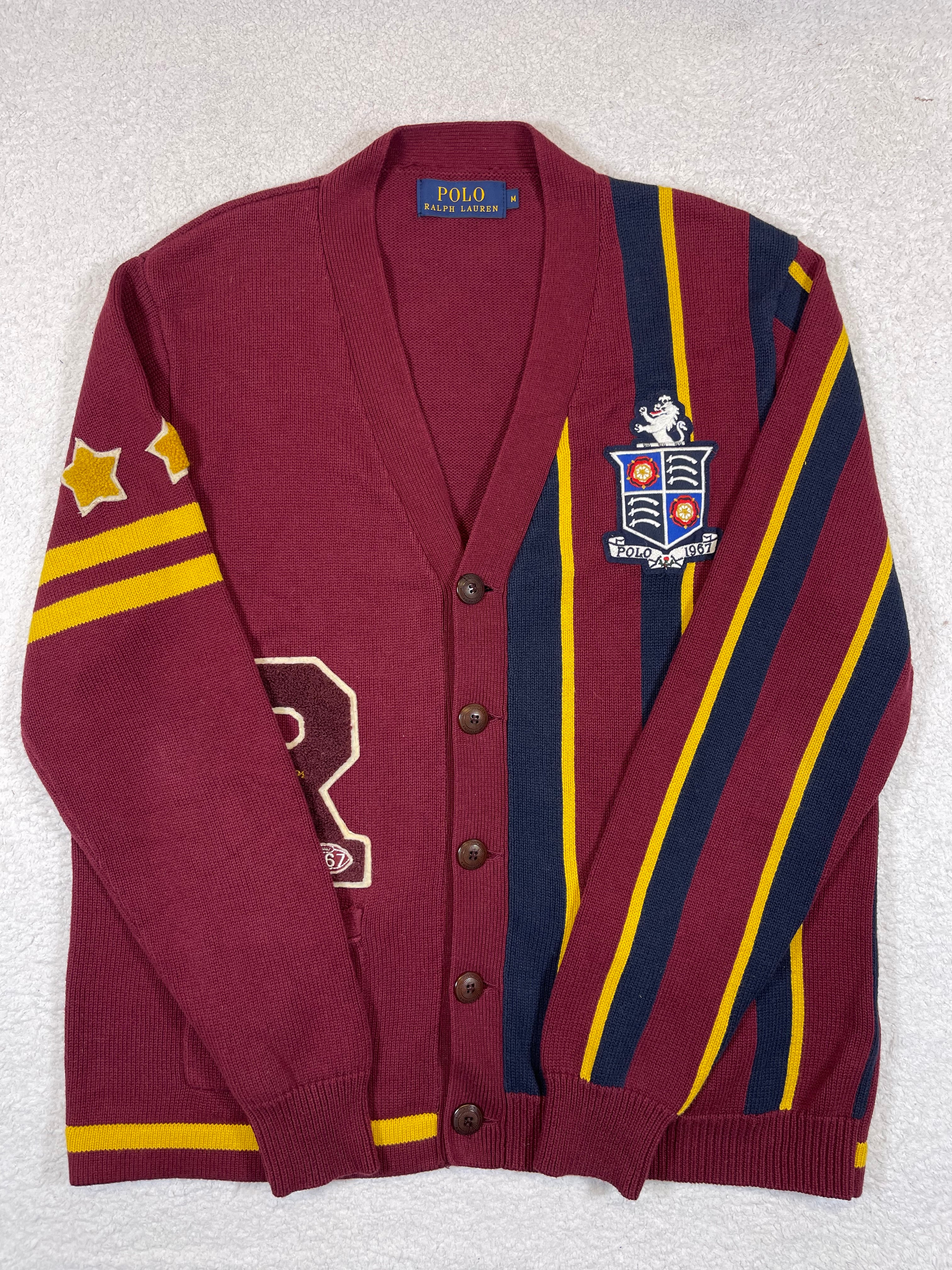 Polo Ralph Lauren Collegiate Crest Cotton Cardigan