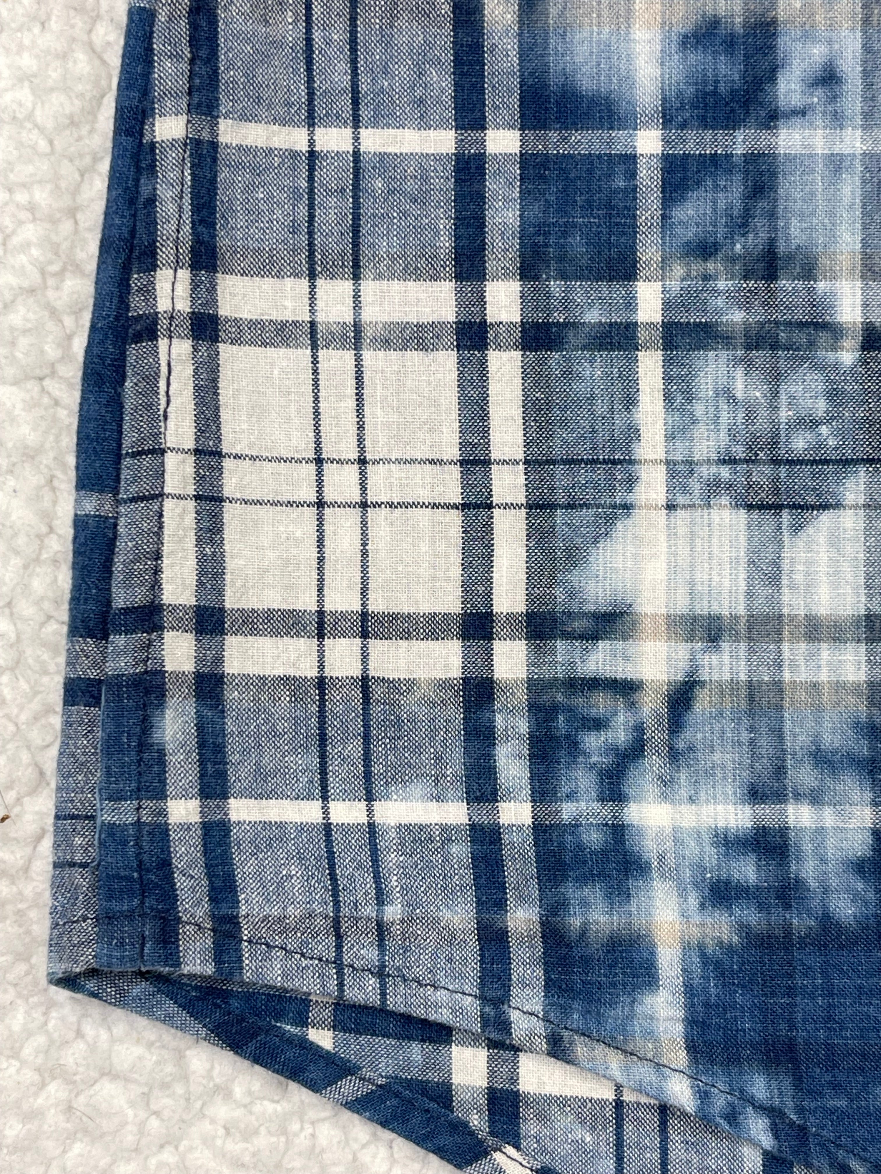 Chemise écossaise en coton Madras indigo Polo Ralph Lauren Denim&Supply