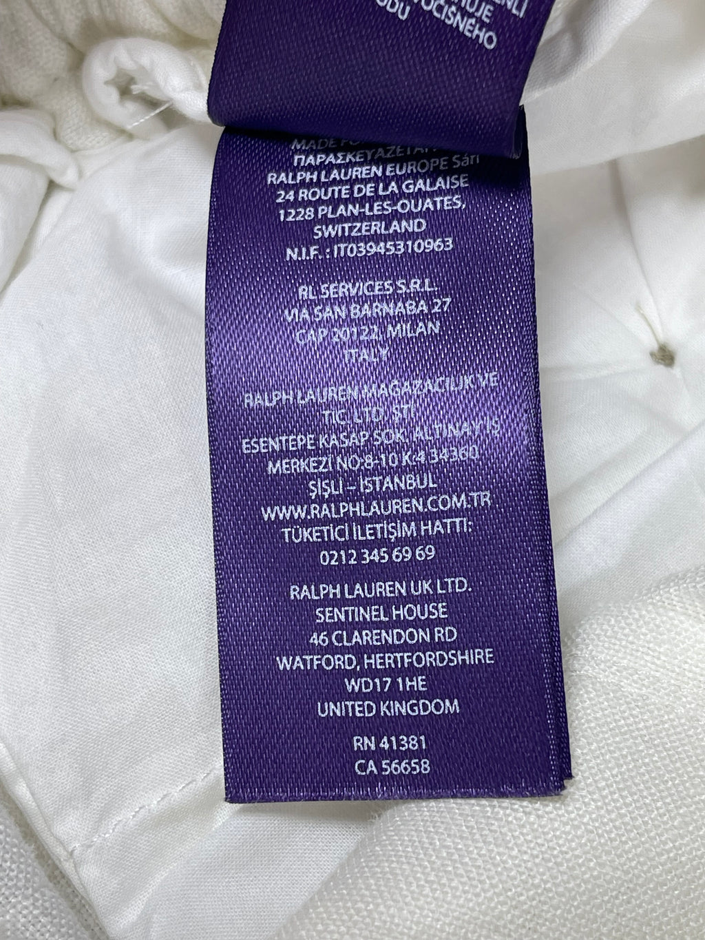 Ralph Lauren Purple Label Linen Dobby Trousers (2022)