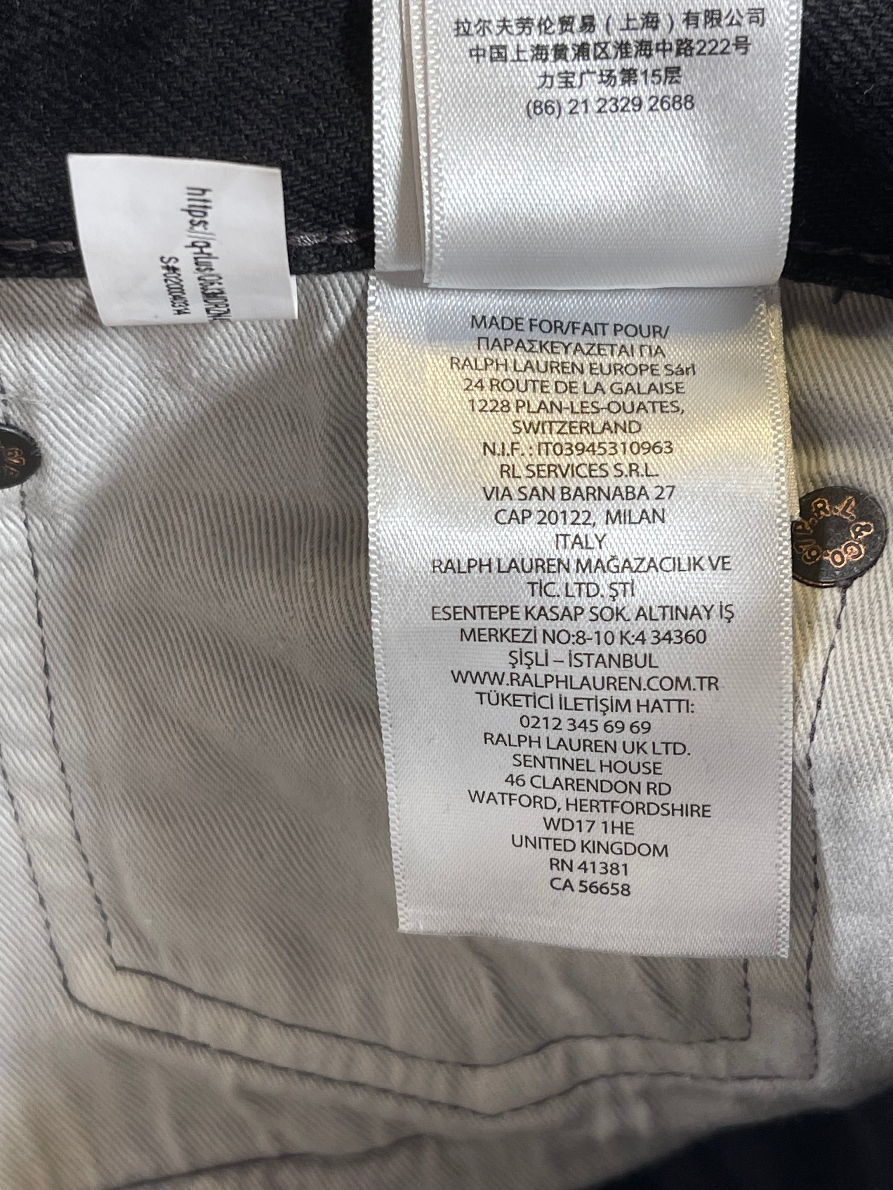 Polo Ralph Lauren Heritage Straight Fit Aged Denim Jeans