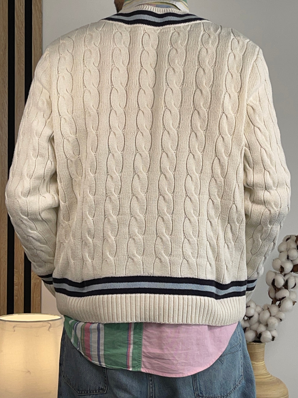 Polo Ralph Lauren Iconic Cable-Knit Cricket Sweater (2023)